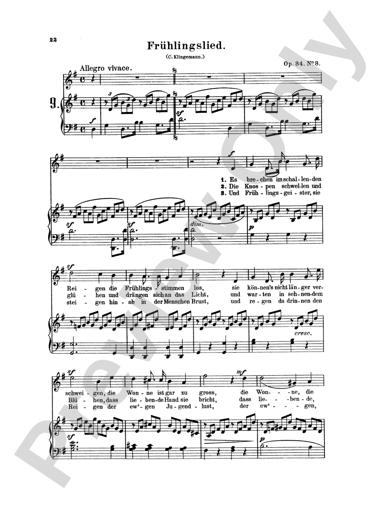 Mendelssohn: 79 Songs, High Voice (German)