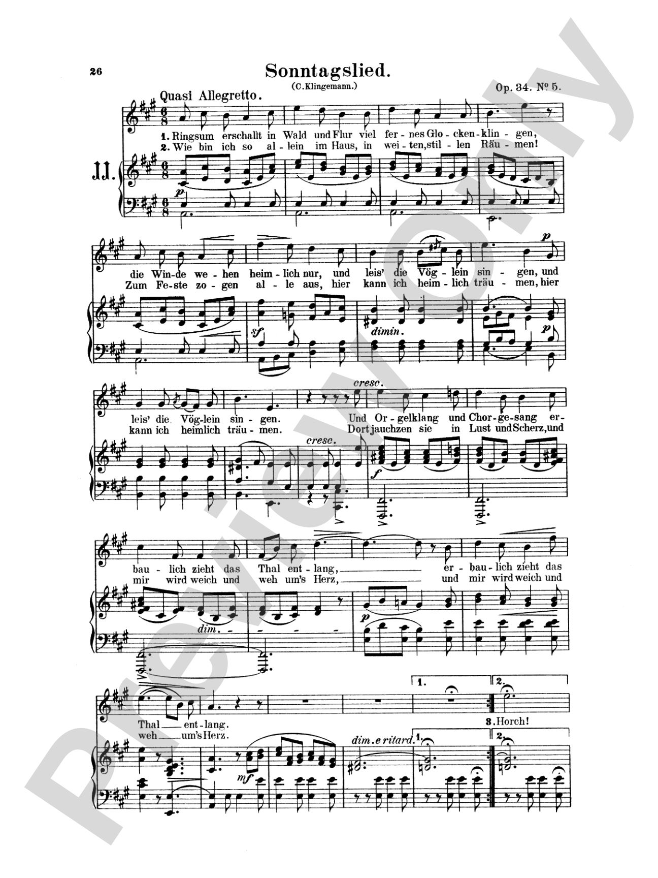 Mendelssohn: 79 Songs, High Voice (German)