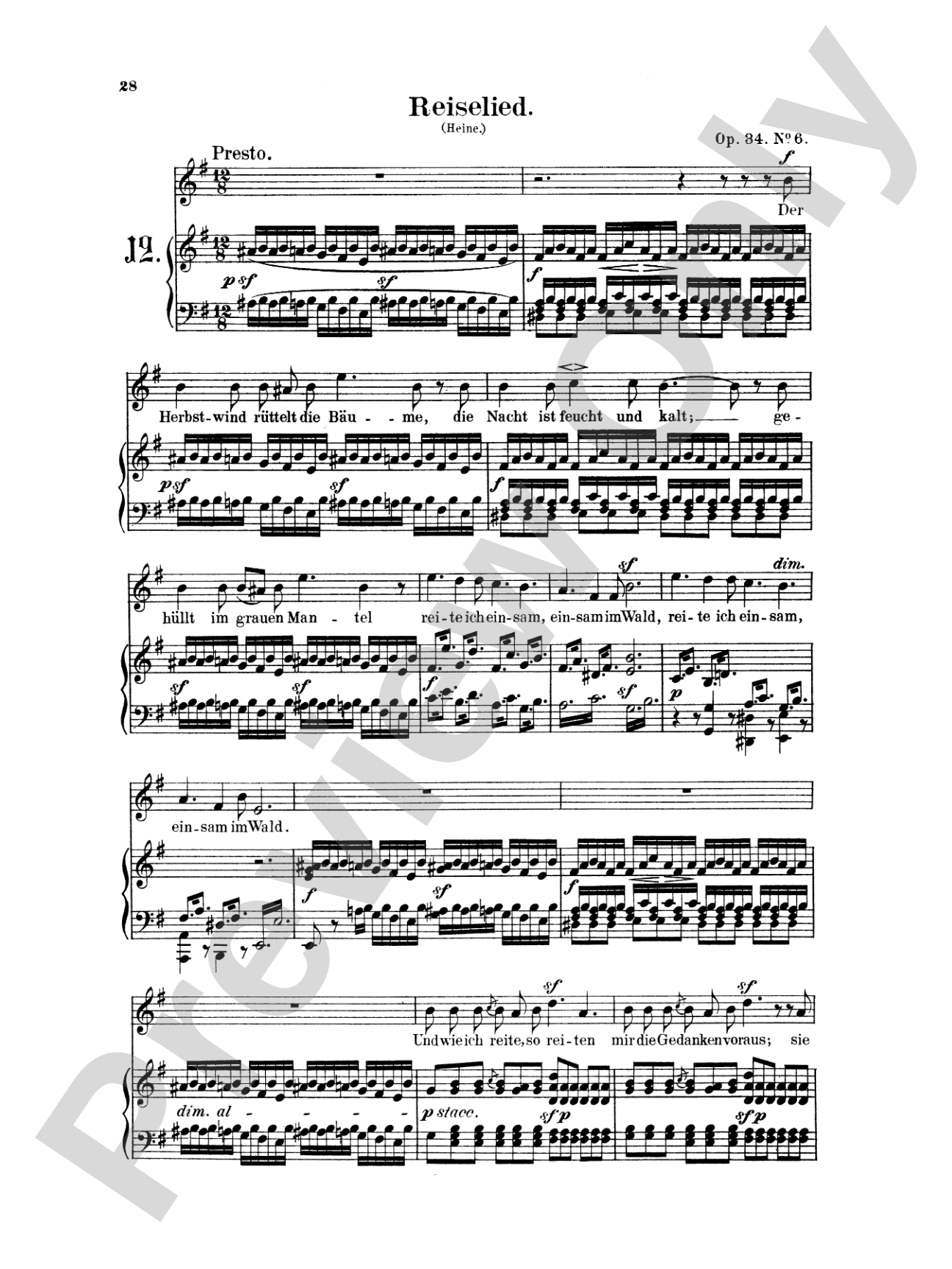 Mendelssohn: 79 Songs, High Voice (German)
