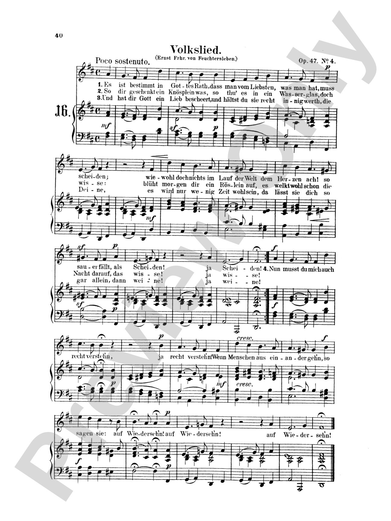 Mendelssohn: 79 Songs, High Voice (German)