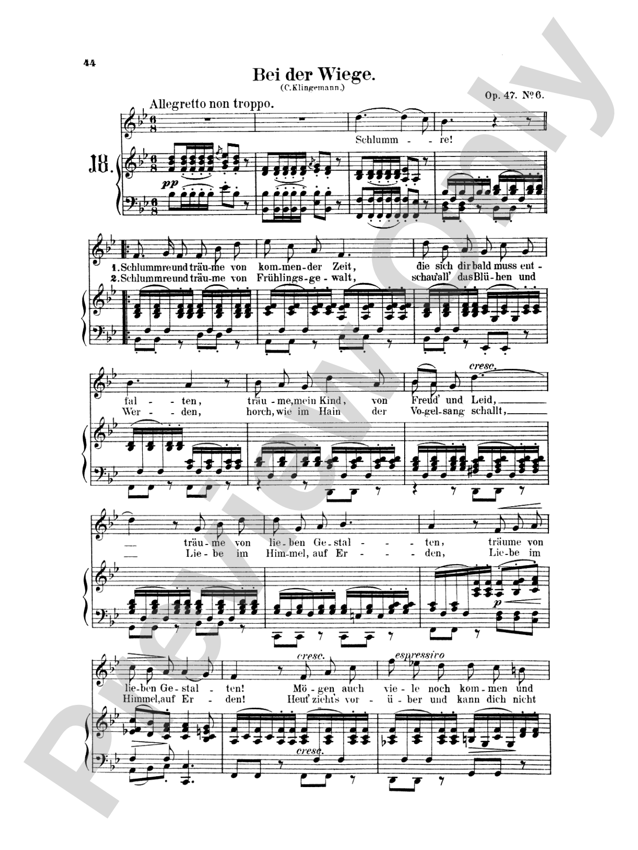 Mendelssohn: 79 Songs, High Voice (German)