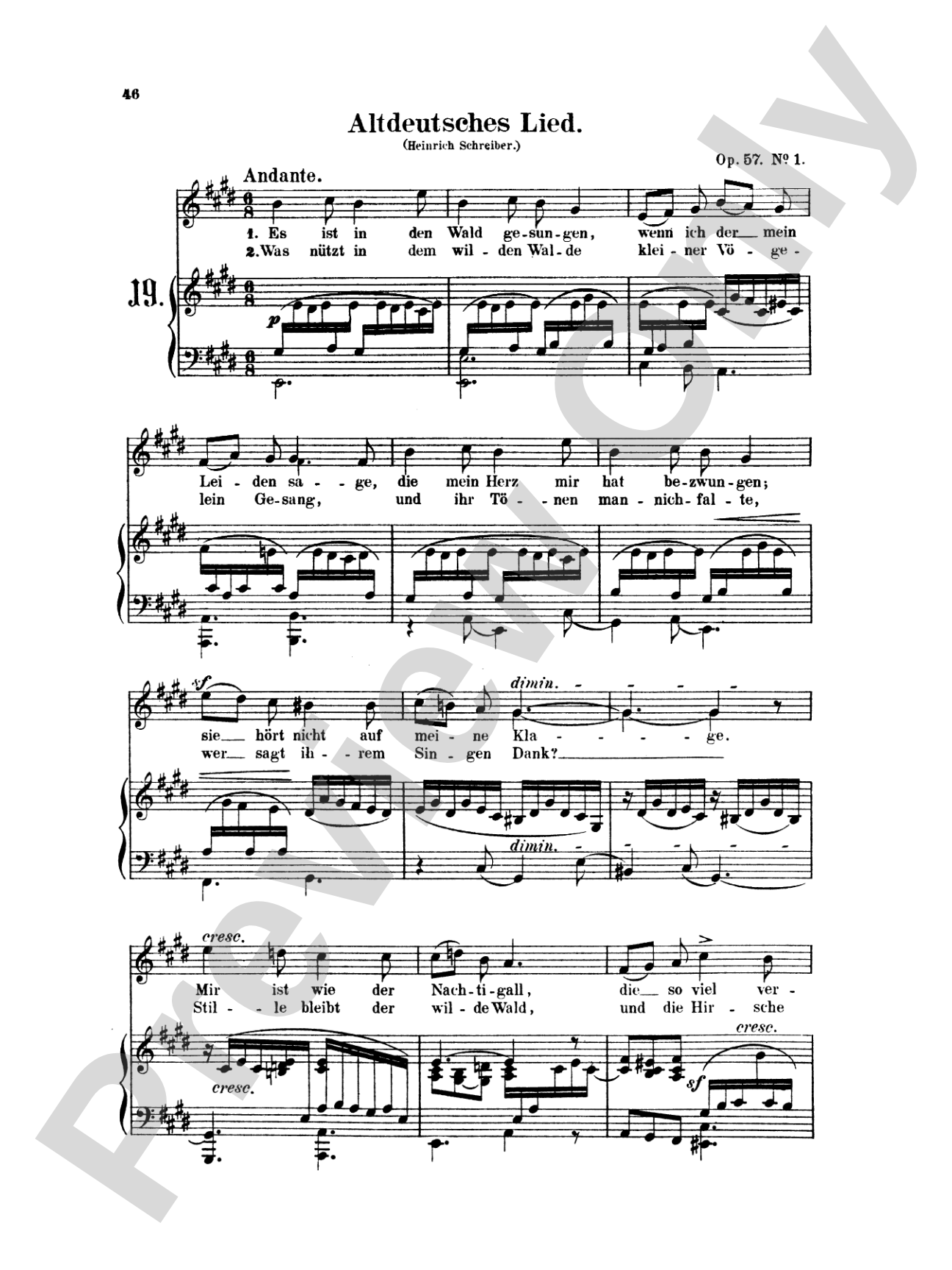 Mendelssohn: 79 Songs, High Voice (German)