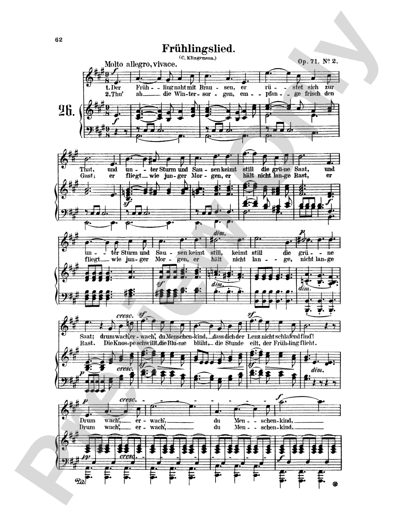 Mendelssohn: 79 Songs, High Voice (German)