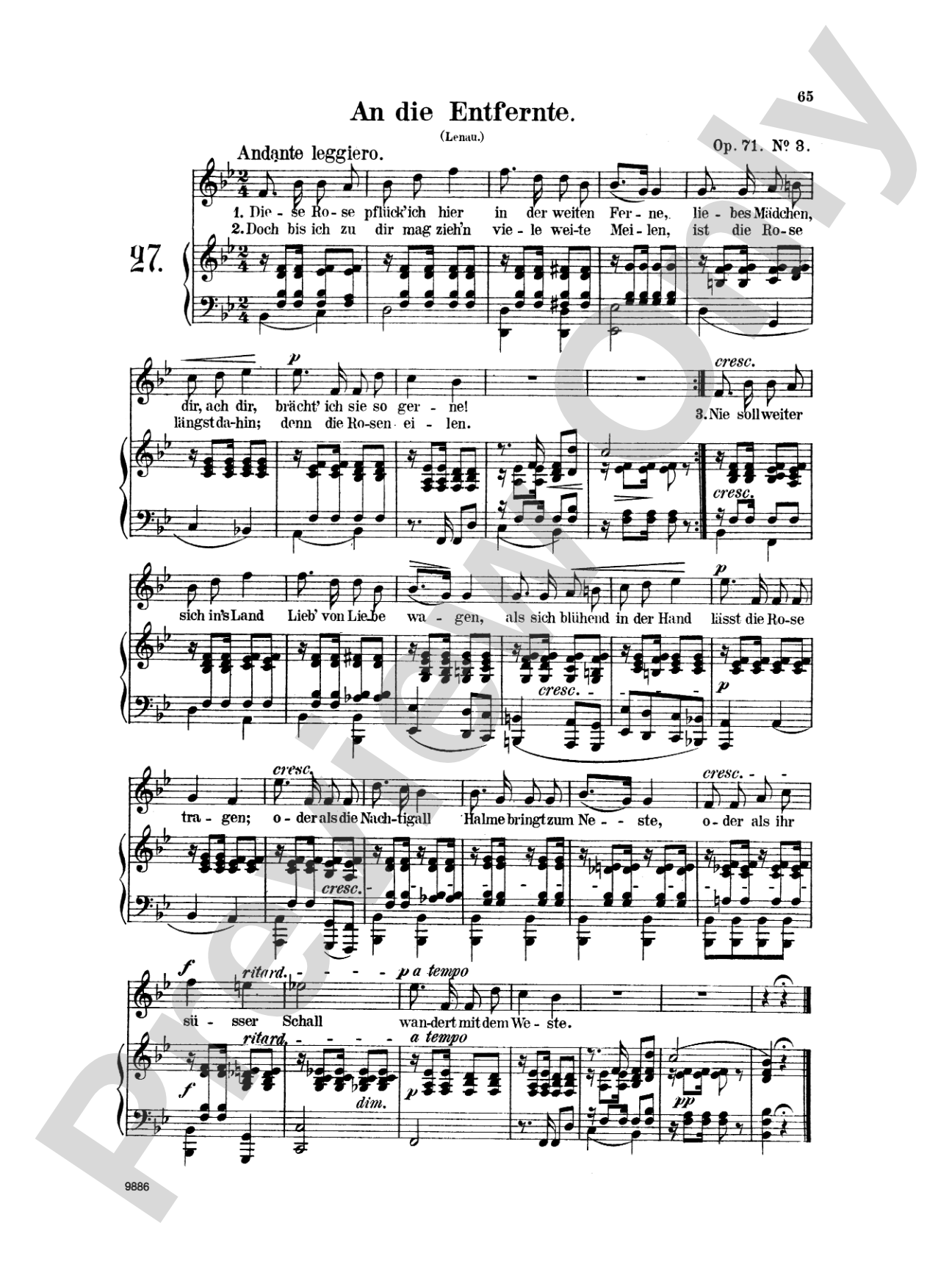 Mendelssohn: 79 Songs, High Voice (German)