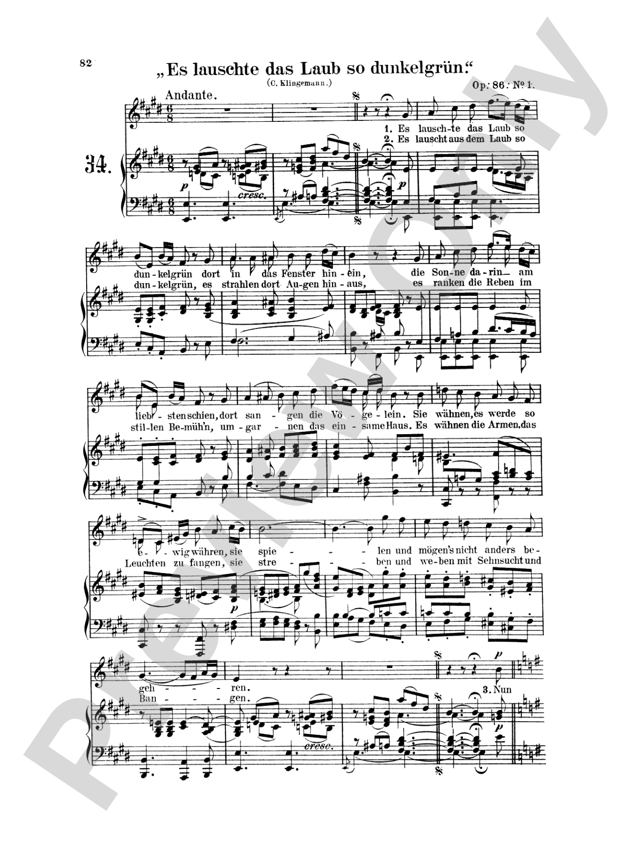 Mendelssohn: 79 Songs, High Voice (German)