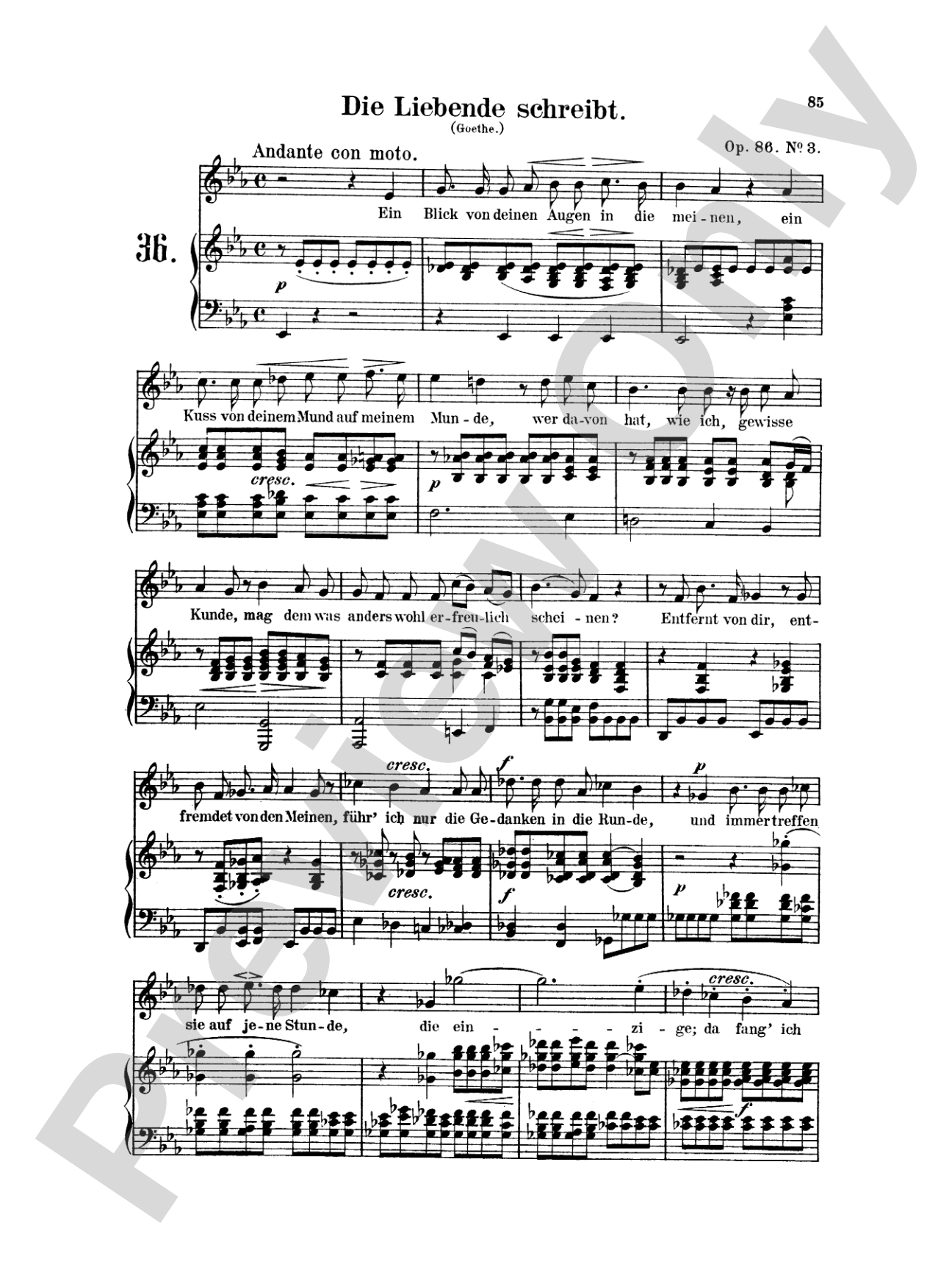 Mendelssohn: 79 Songs, High Voice (German)
