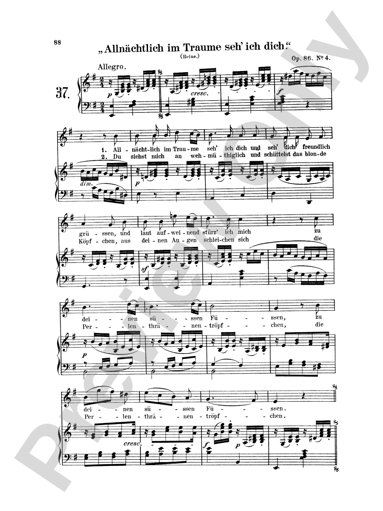 Mendelssohn: 79 Songs, High Voice (German)
