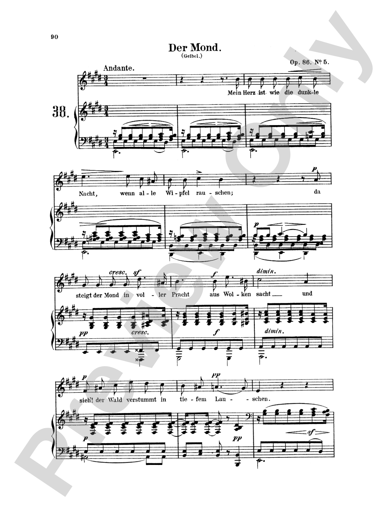 Mendelssohn: 79 Songs, High Voice (German)