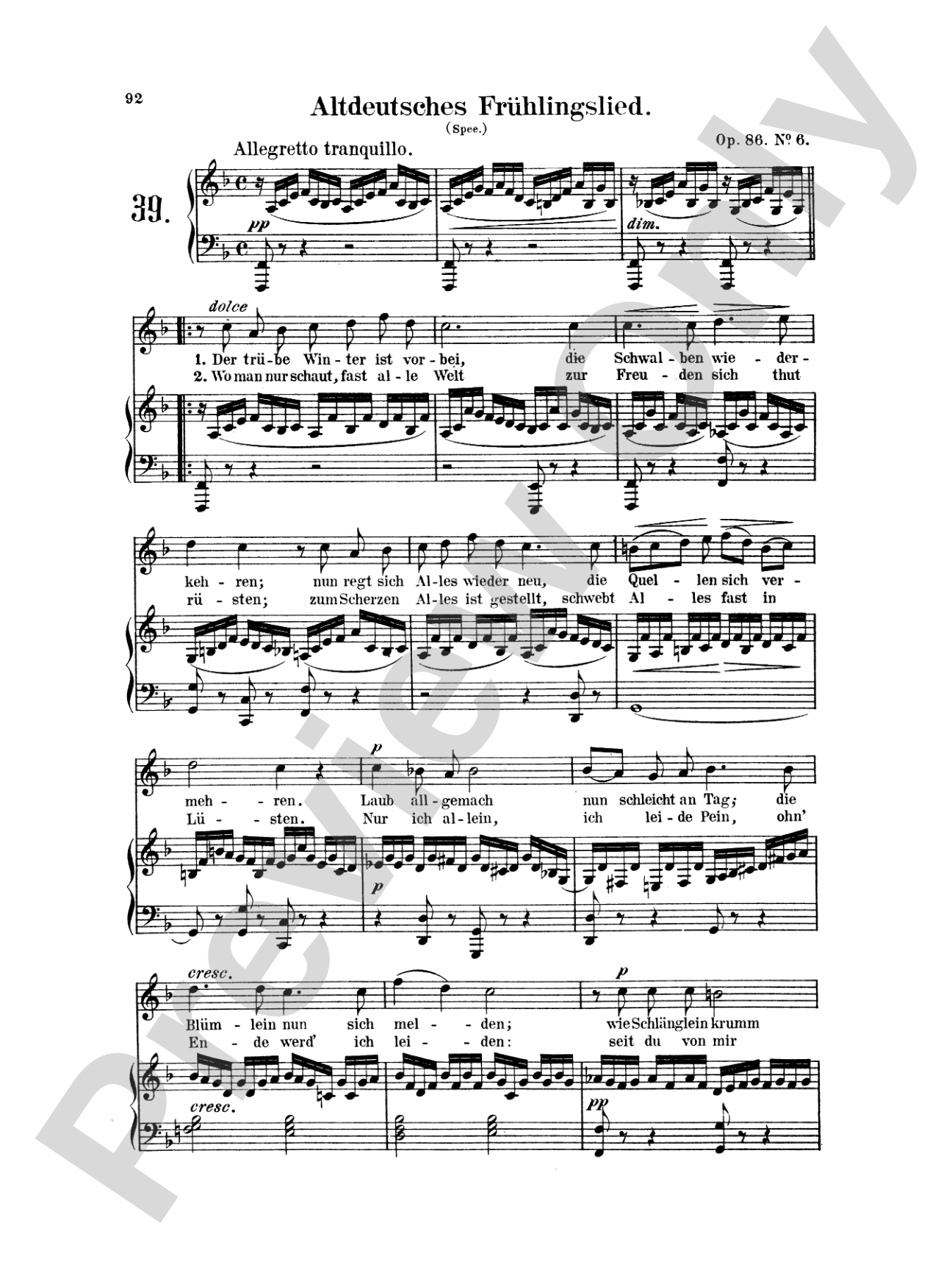 Mendelssohn: 79 Songs, High Voice (German)