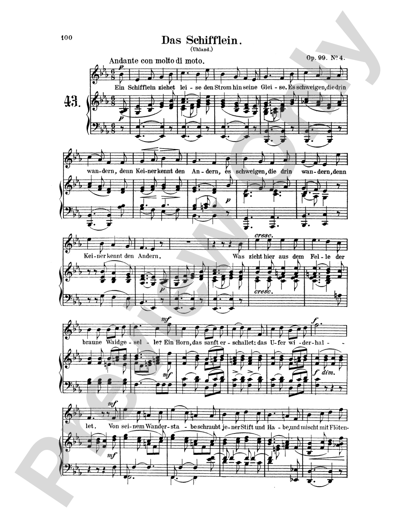 Mendelssohn: 79 Songs, High Voice (German)