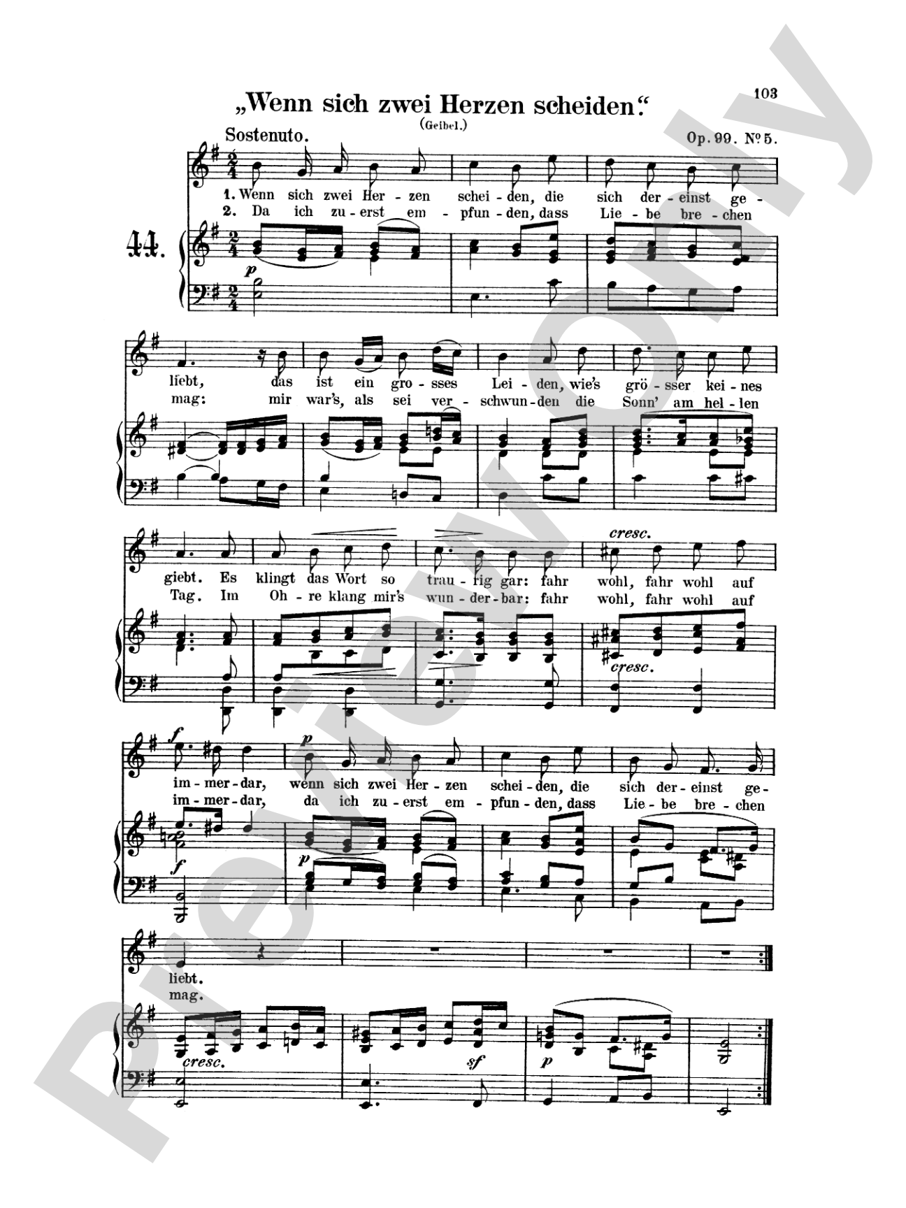 Mendelssohn: 79 Songs, High Voice (German)