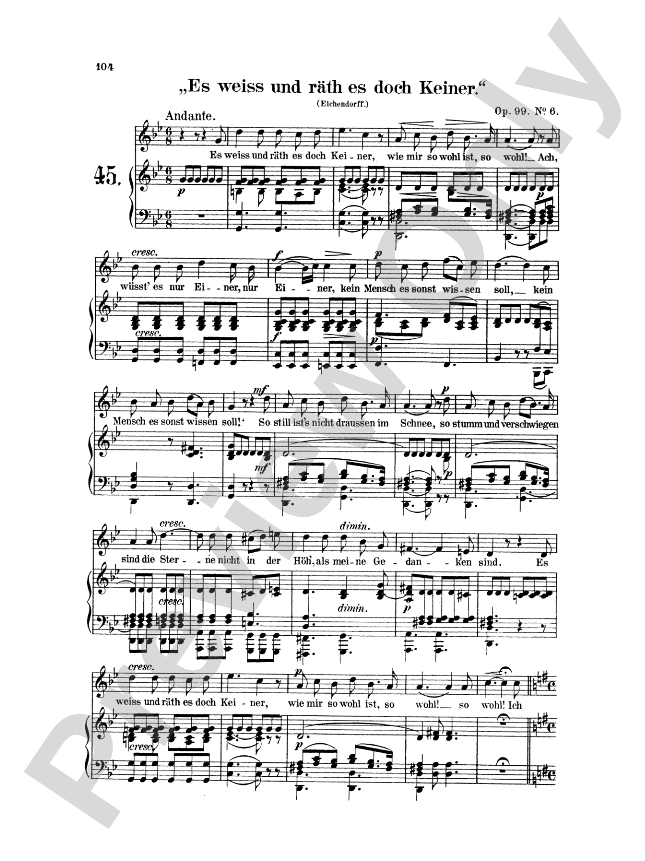 Mendelssohn: 79 Songs, High Voice (German)