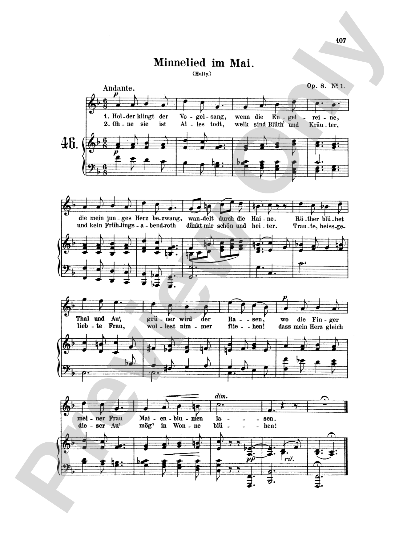 Mendelssohn: 79 Songs, High Voice (German)
