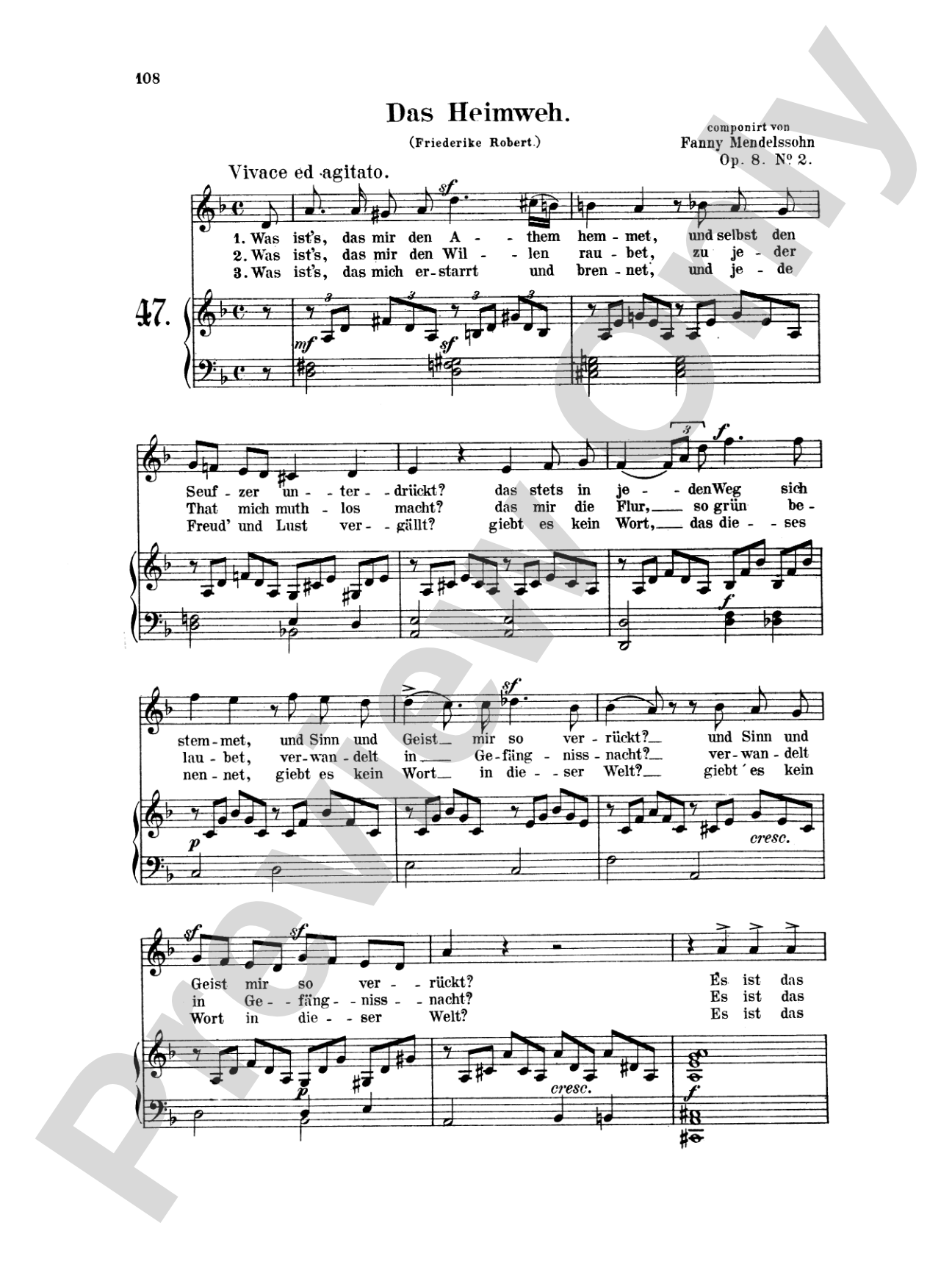 Mendelssohn: 79 Songs, High Voice (German)