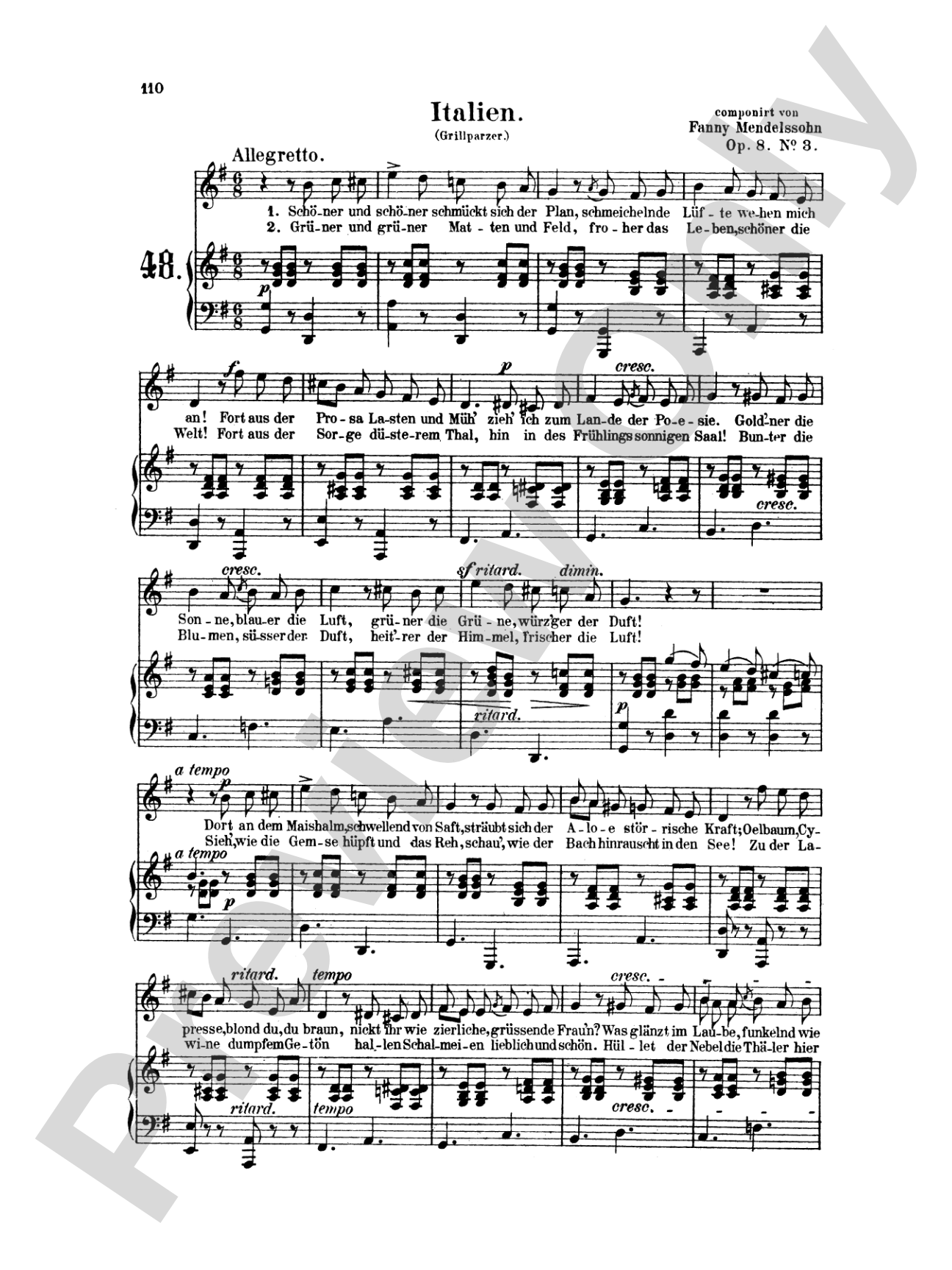 Mendelssohn: 79 Songs, High Voice (German)