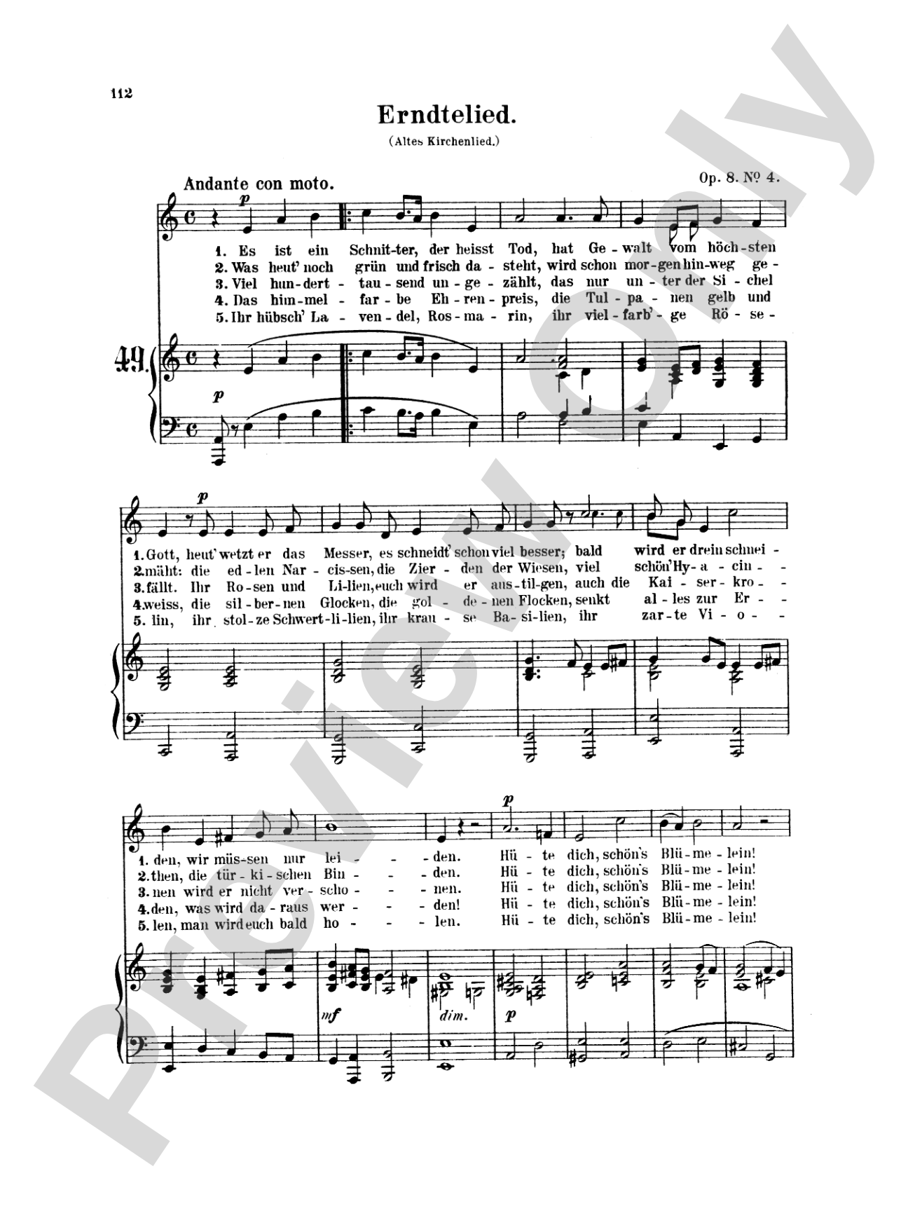 Mendelssohn: 79 Songs, High Voice (German)