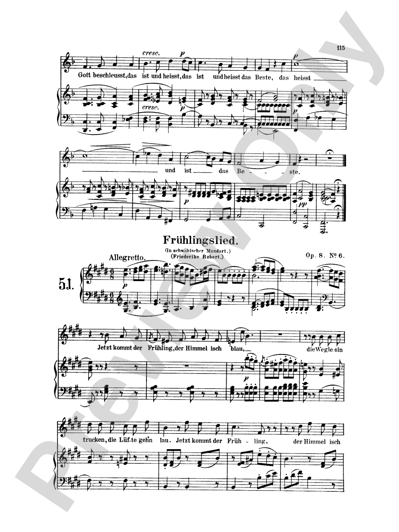 Mendelssohn: 79 Songs, High Voice (German)