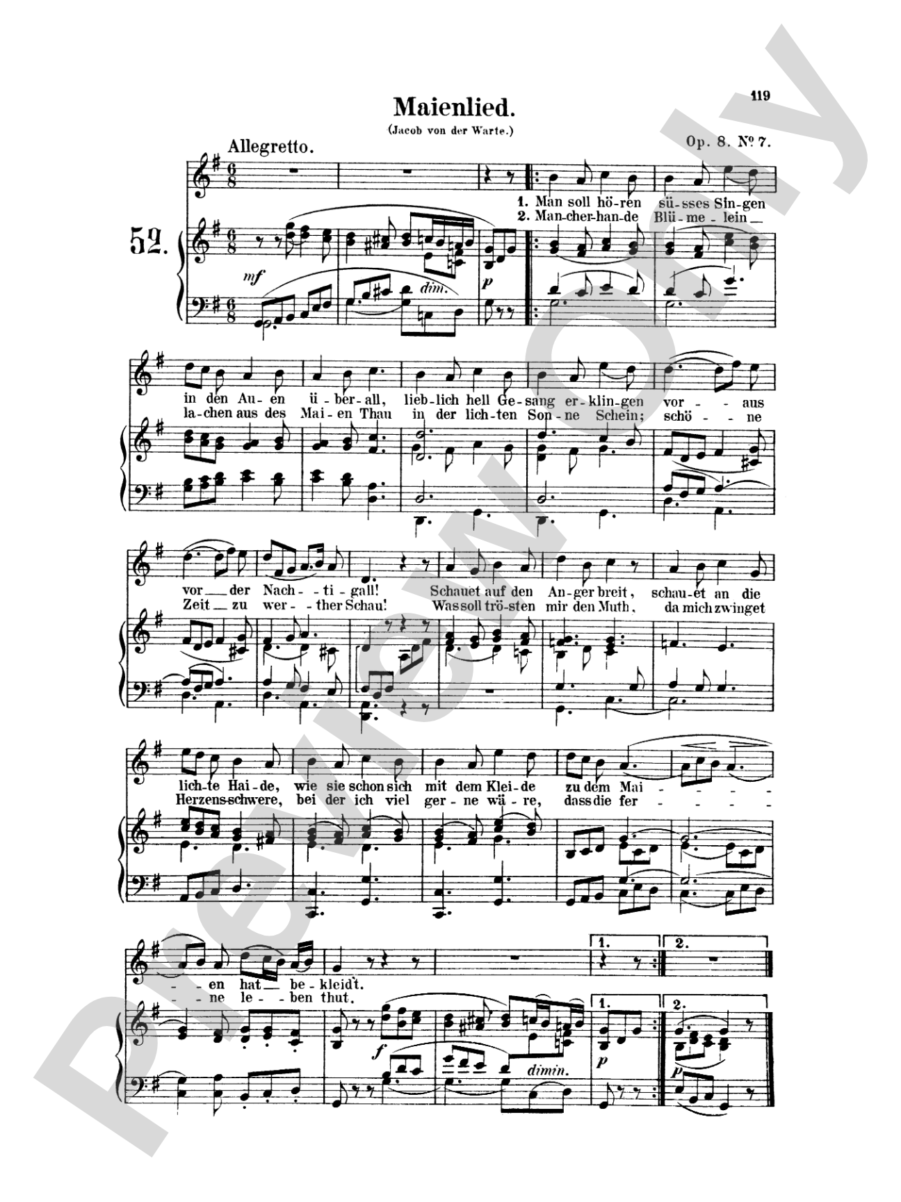 Mendelssohn: 79 Songs, High Voice (German)