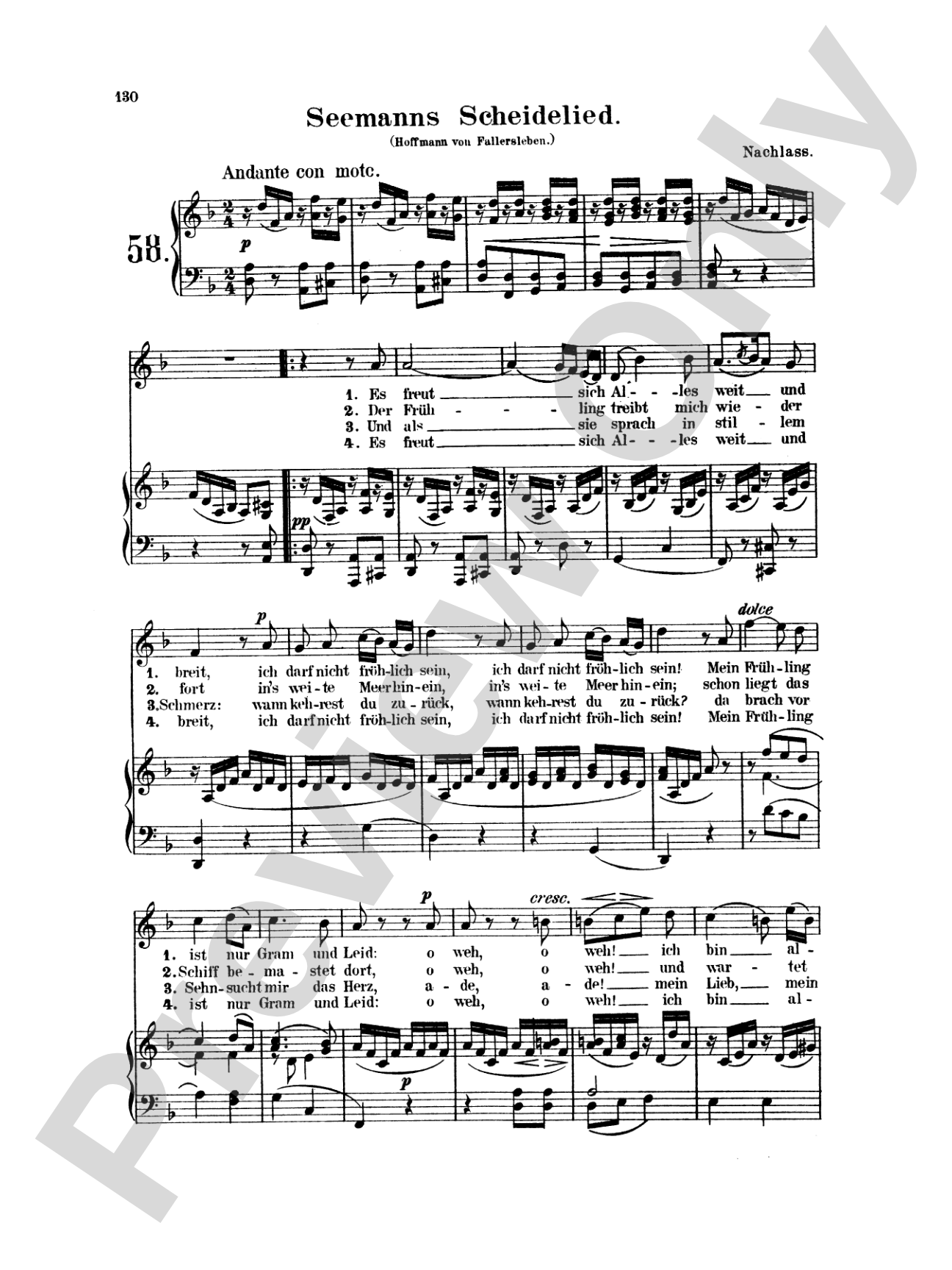 Mendelssohn: 79 Songs, High Voice (German)