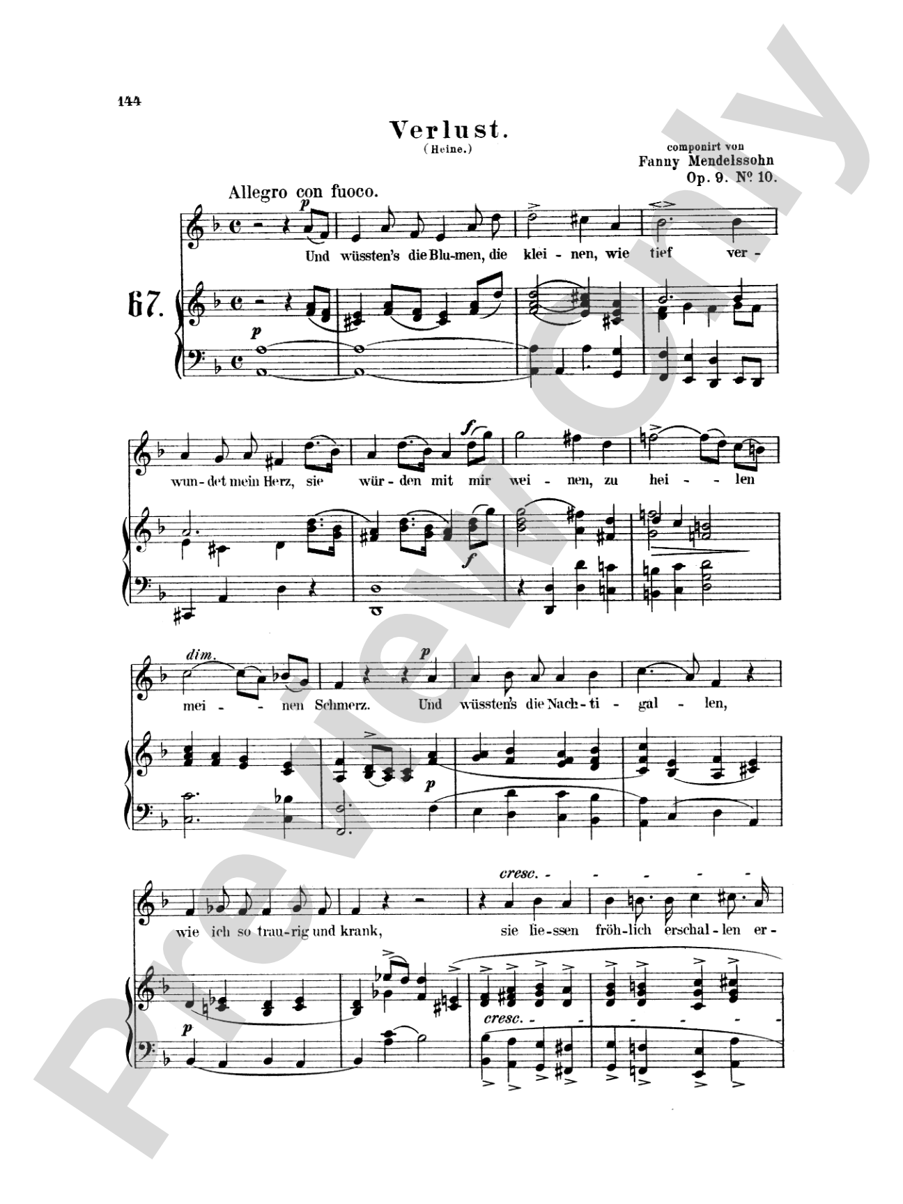 Mendelssohn: 79 Songs, High Voice (German)