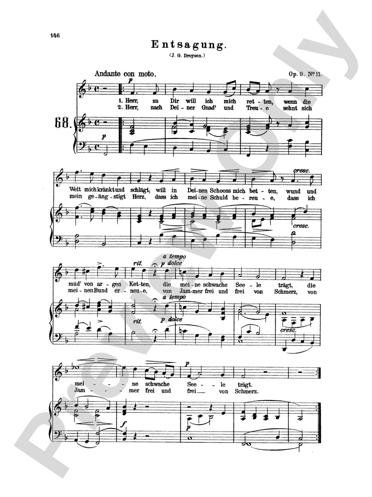 Mendelssohn: 79 Songs, High Voice (German)