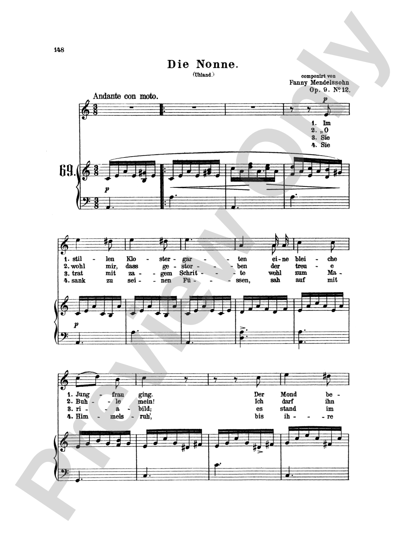 Mendelssohn: 79 Songs, High Voice (German)