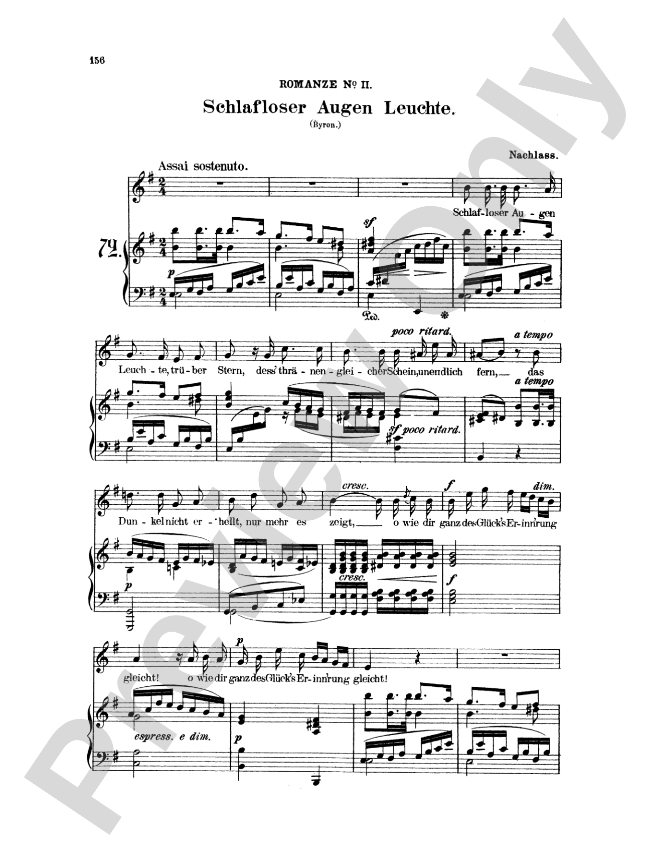 Mendelssohn: 79 Songs, High Voice (German)