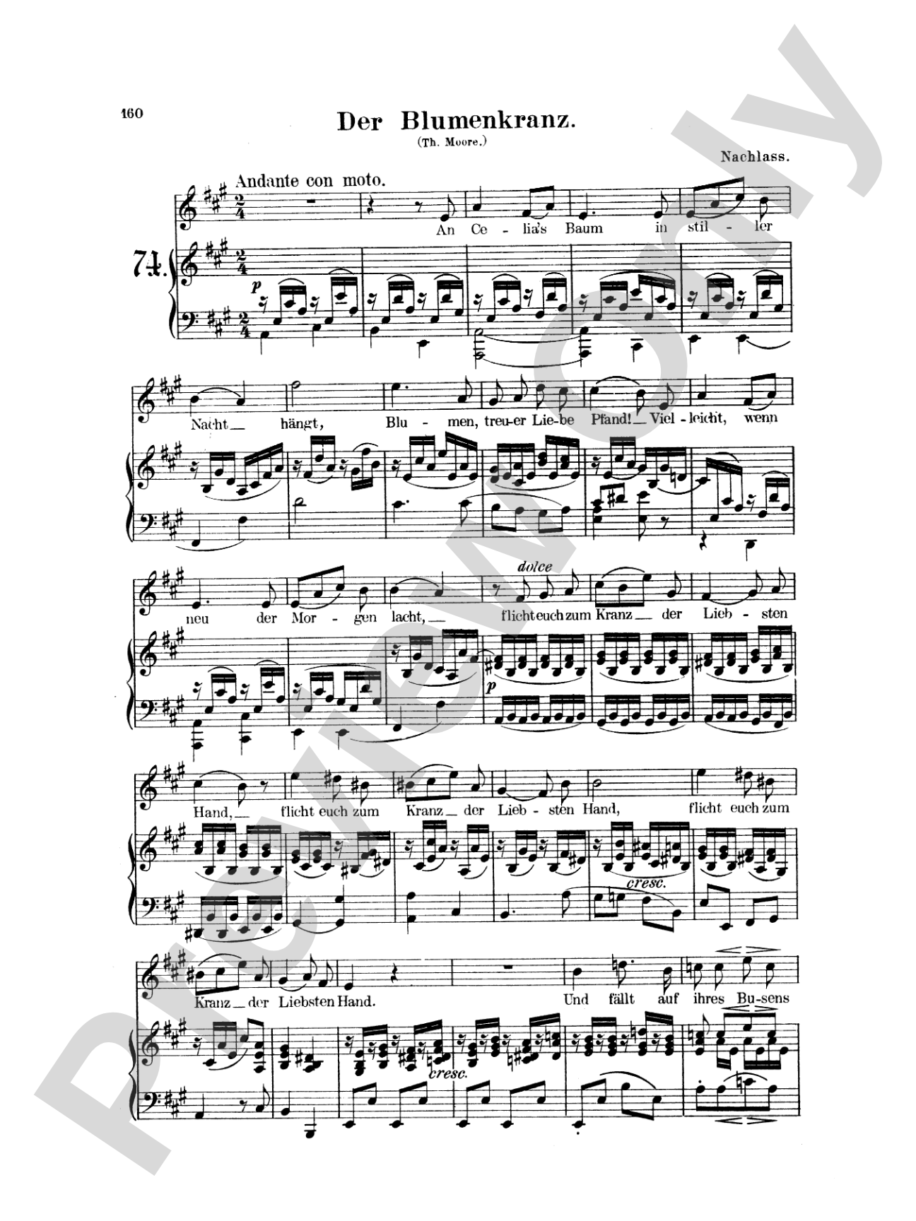 Mendelssohn: 79 Songs, High Voice (German)
