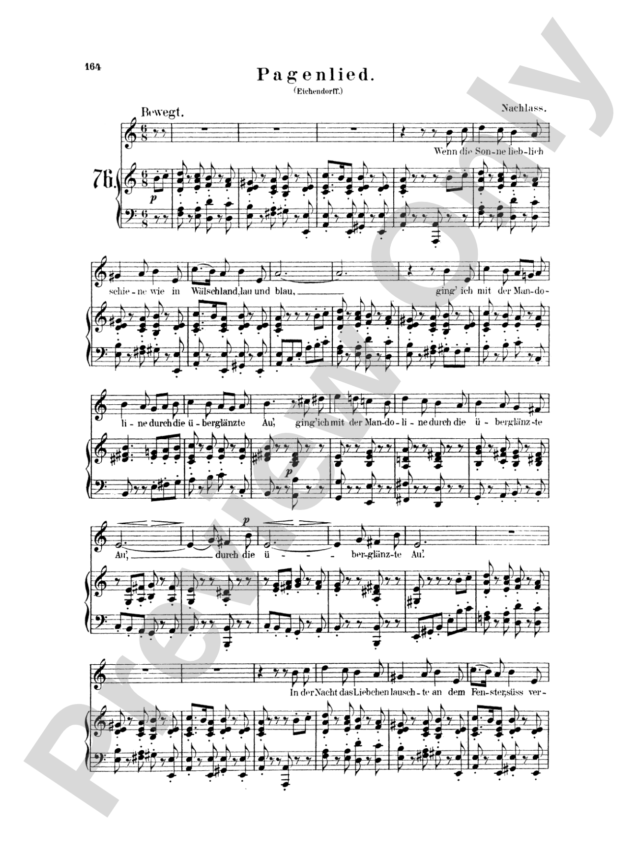 Mendelssohn: 79 Songs, High Voice (German)