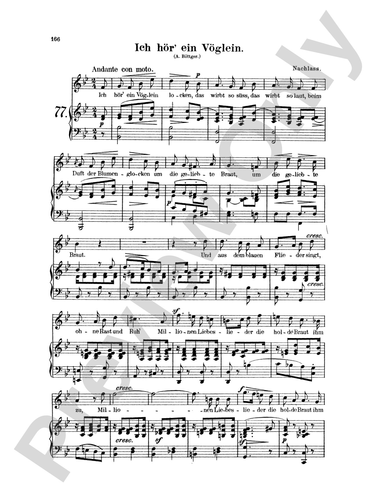 Mendelssohn: 79 Songs, High Voice (German)