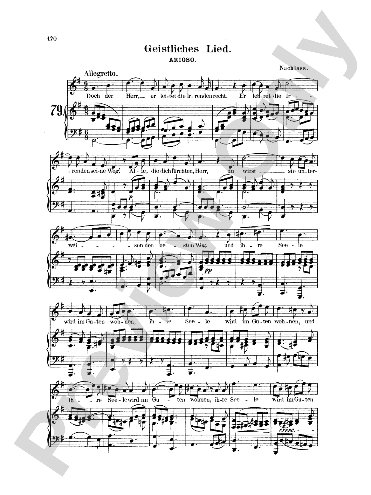 Mendelssohn: 79 Songs, High Voice (German)