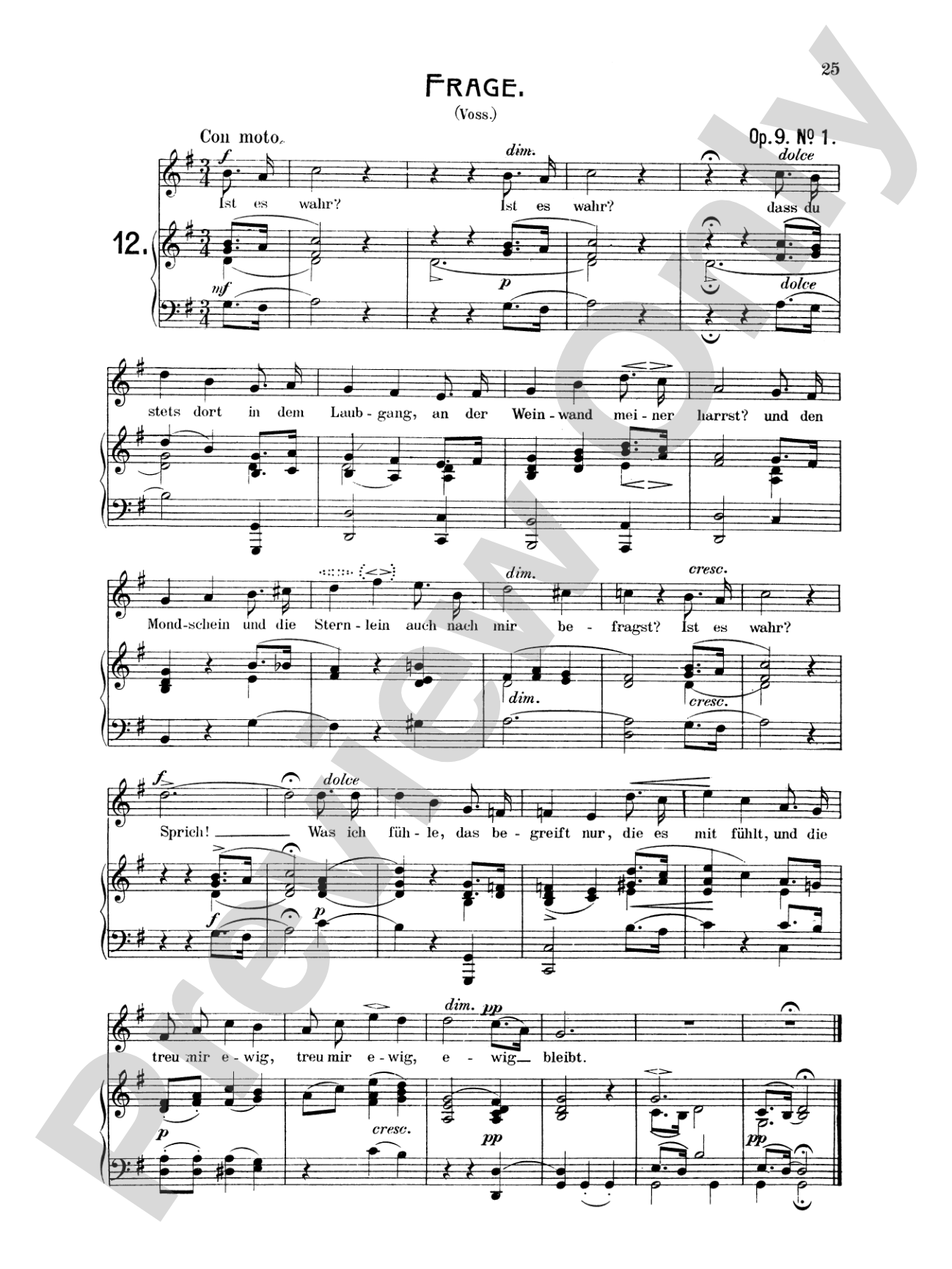 Mendelssohn: 79 Songs, Medium Voice (German)