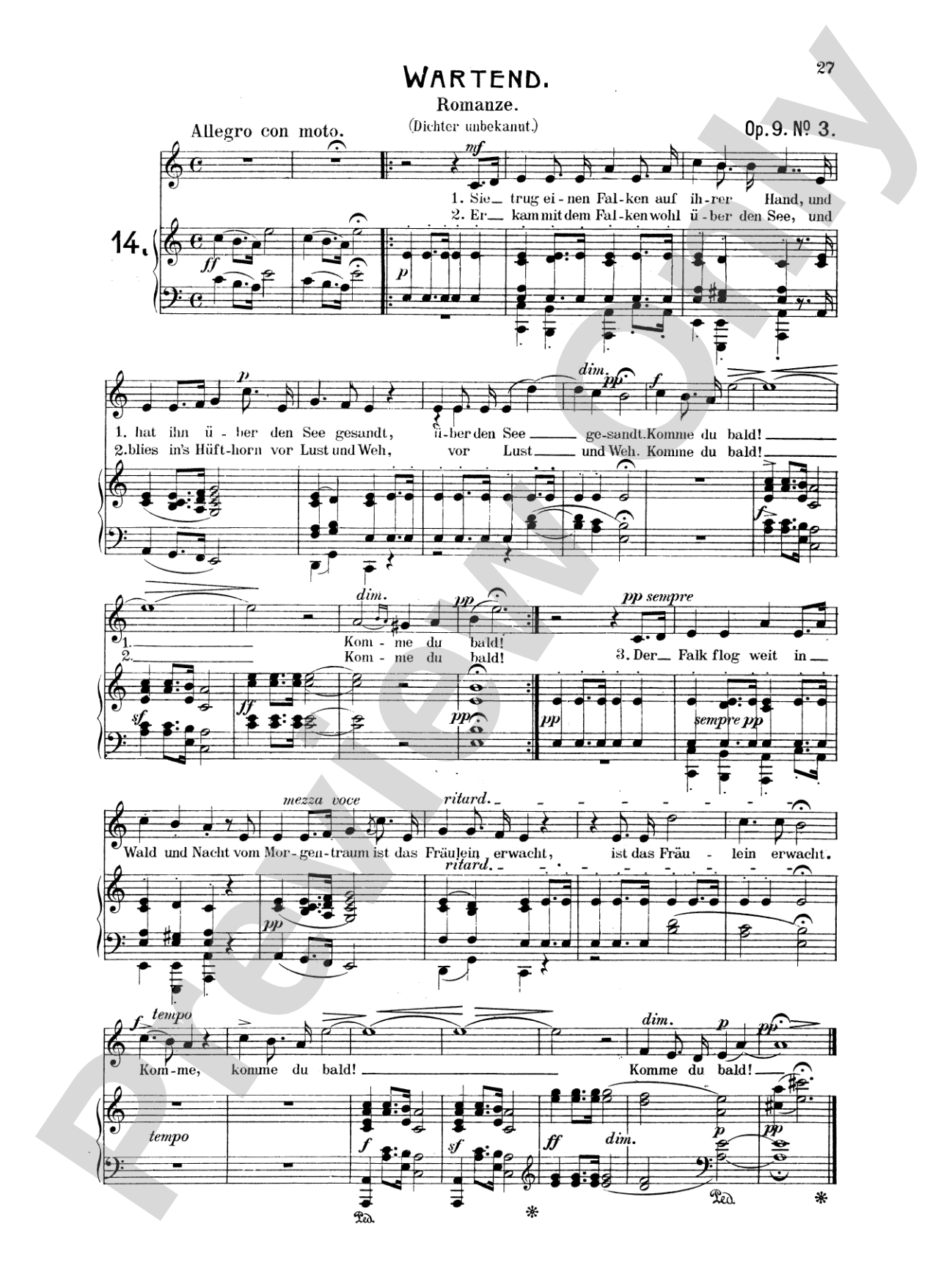 Mendelssohn: 79 Songs, Medium Voice (German)