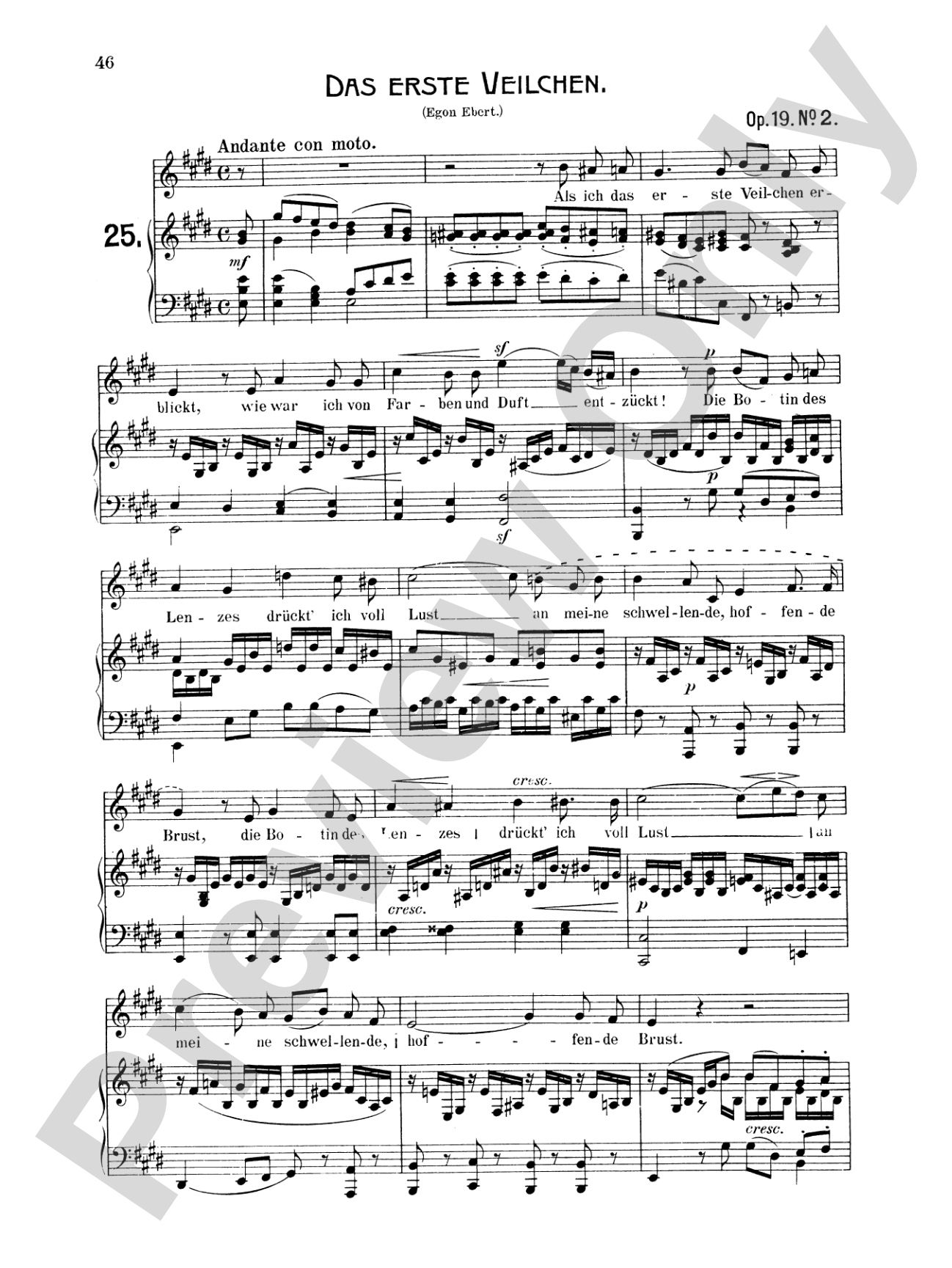 Mendelssohn: 79 Songs, Medium Voice (German)