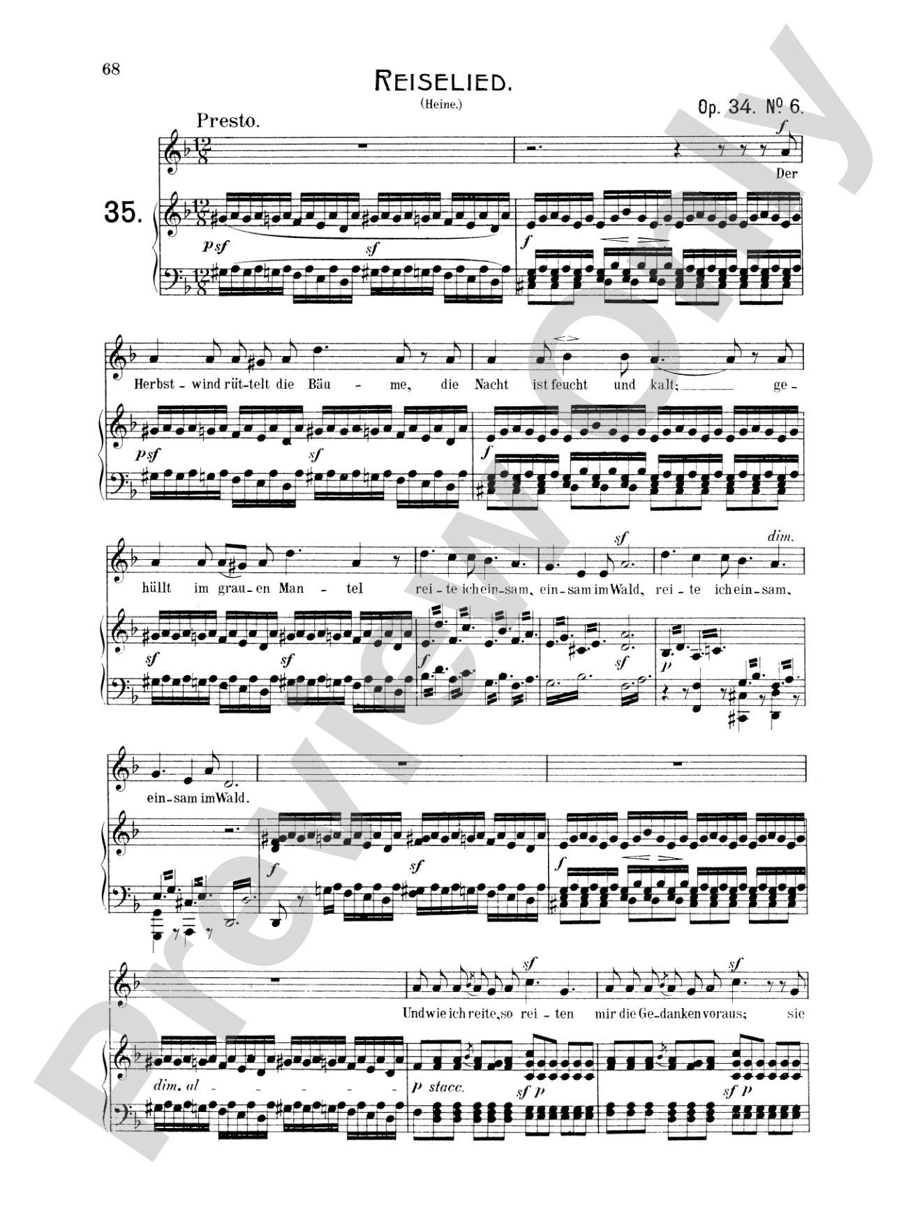 Mendelssohn: 79 Songs, Medium Voice (German)