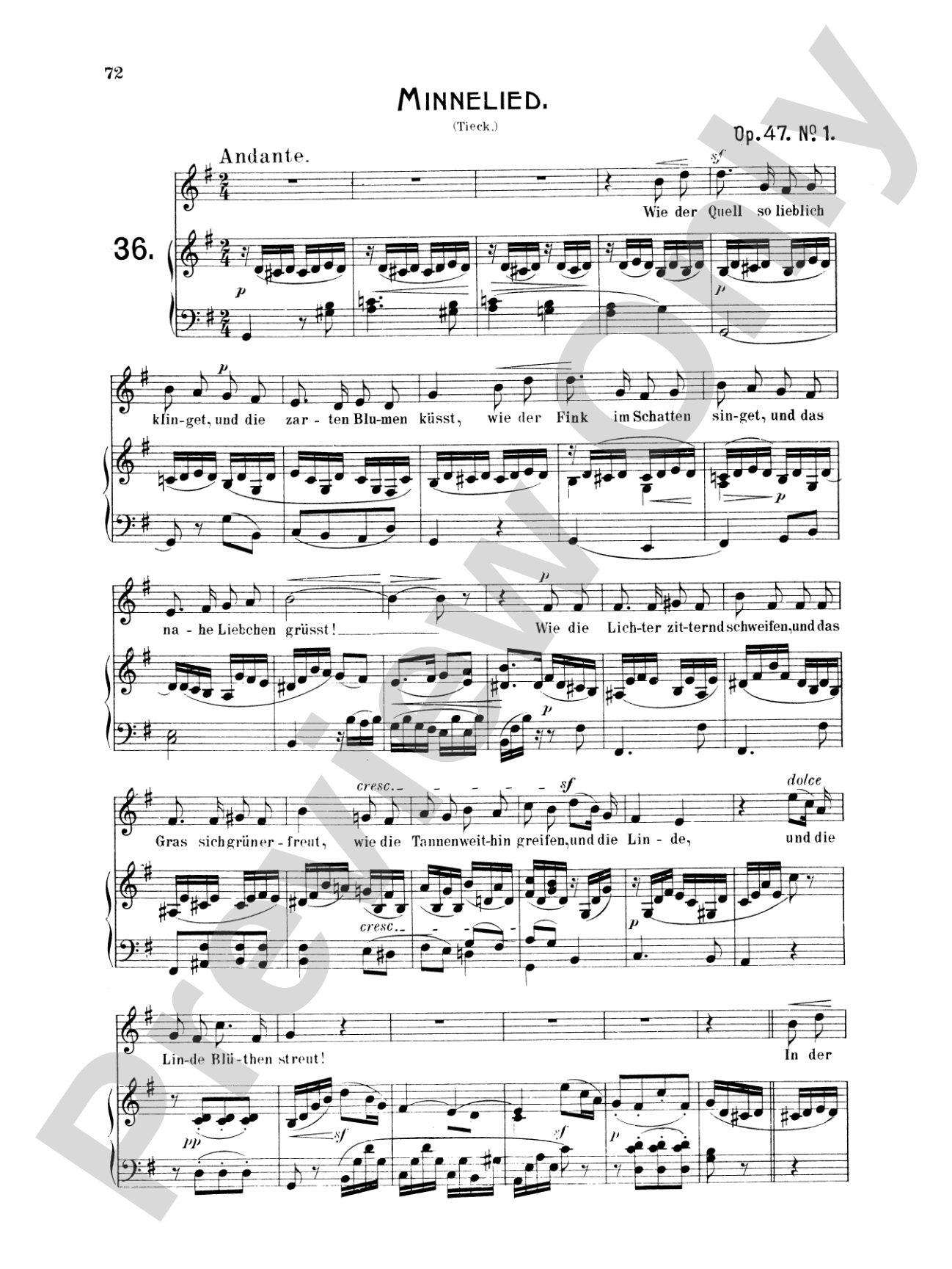 Mendelssohn: 79 Songs, Medium Voice (German)