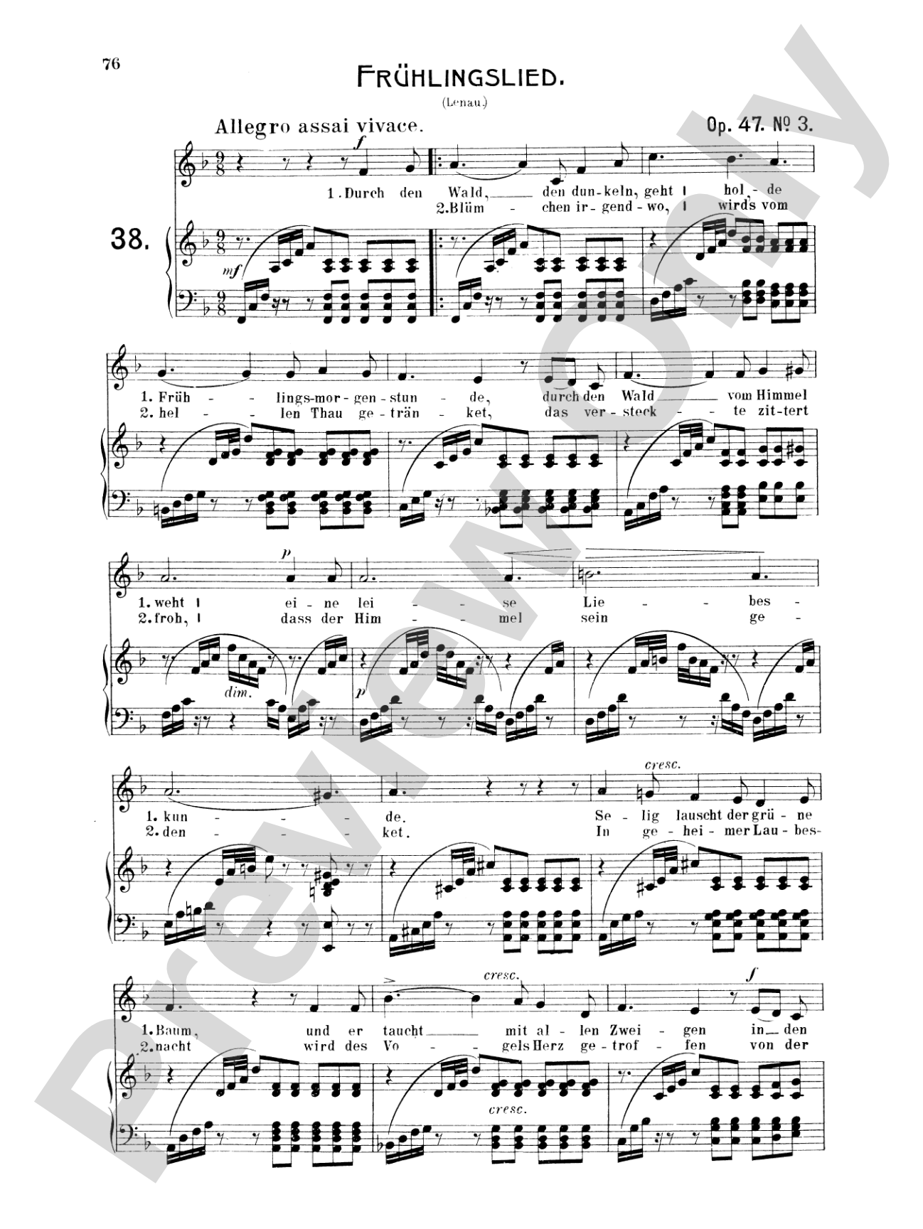 Mendelssohn: 79 Songs, Medium Voice (German)