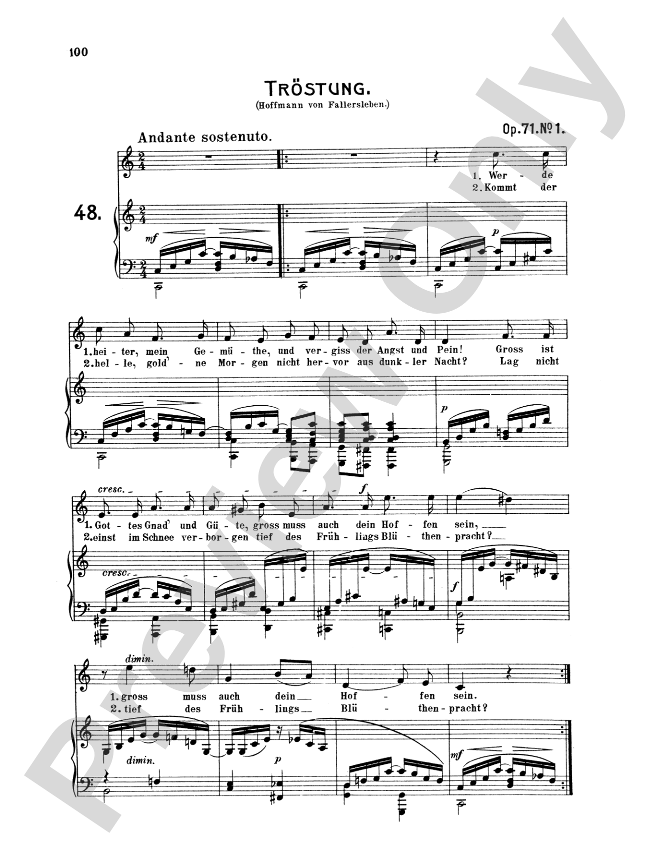 Mendelssohn: 79 Songs, Medium Voice (German)