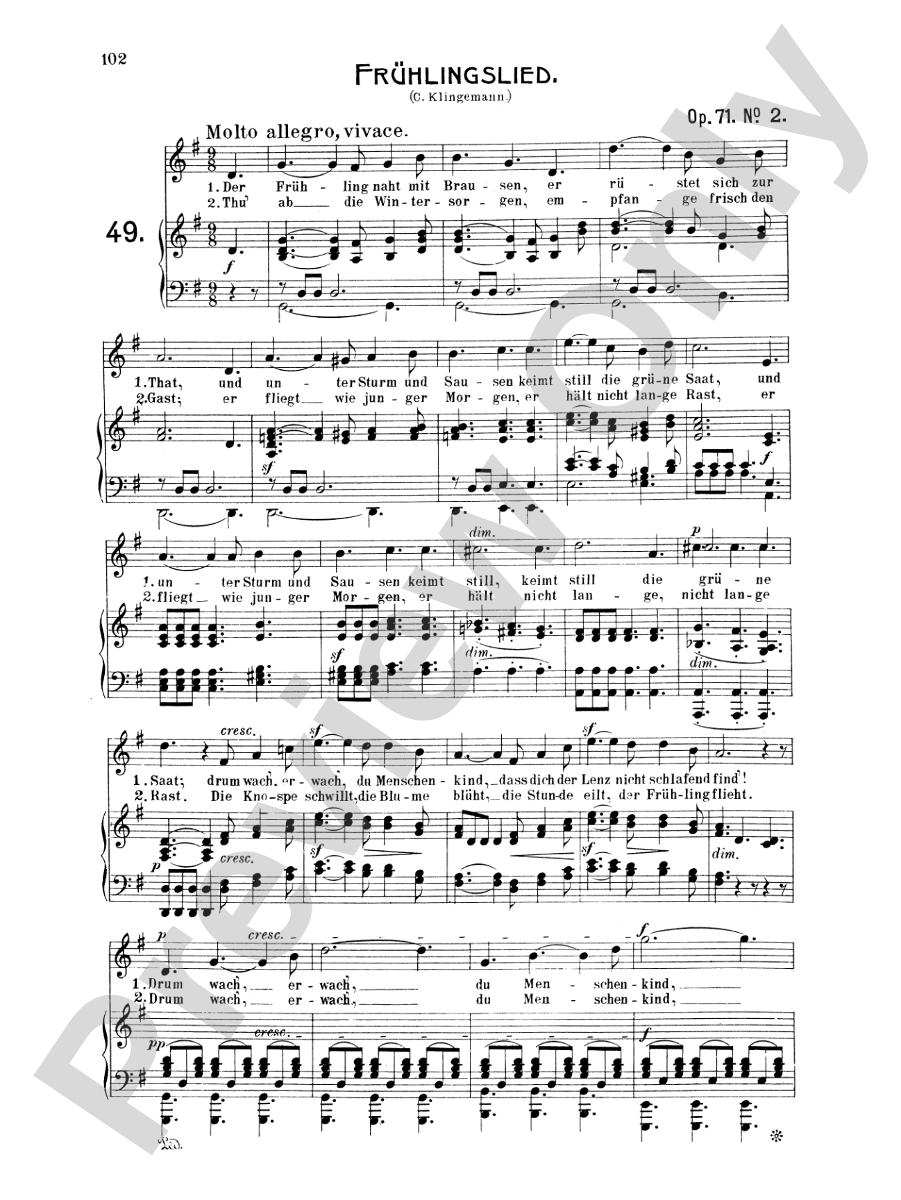 Mendelssohn: 79 Songs, Medium Voice (German)