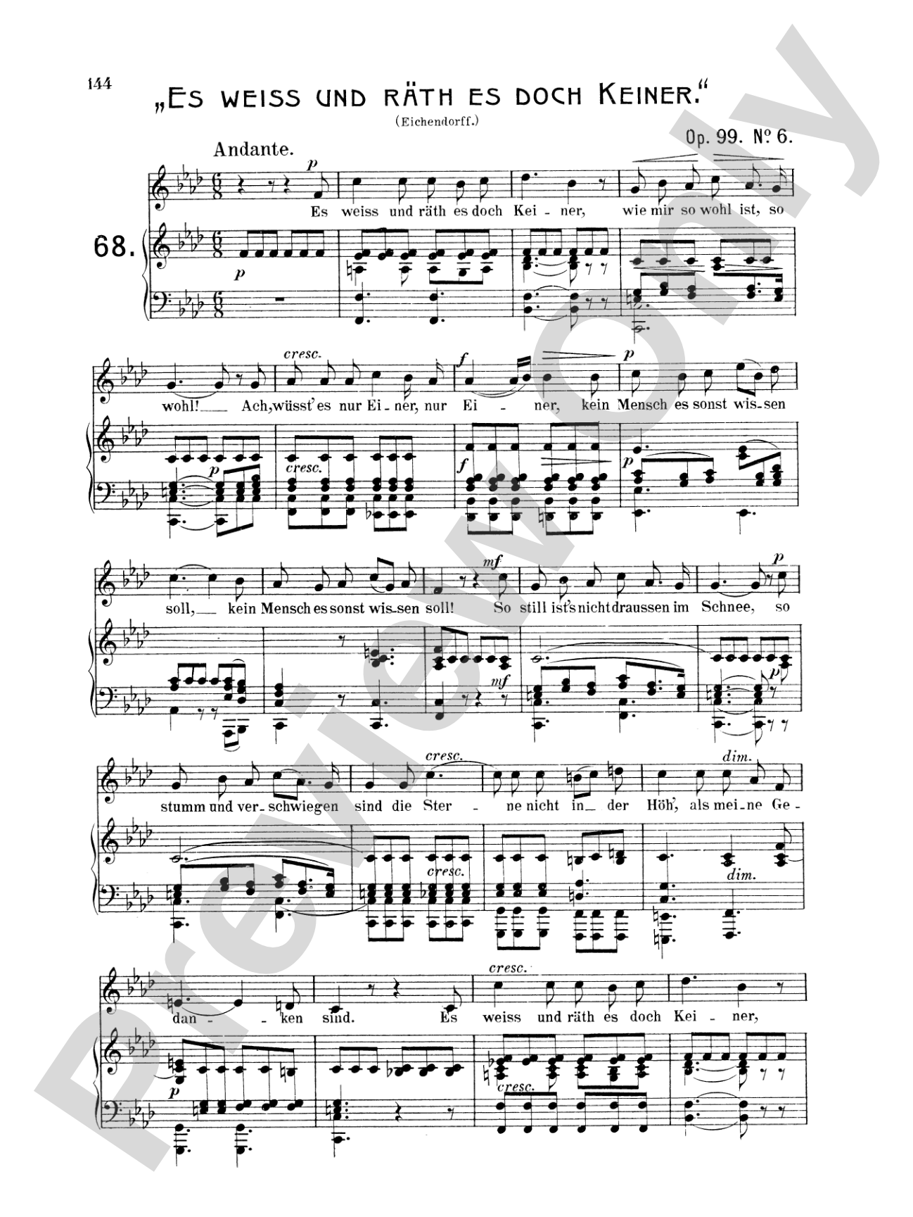 Mendelssohn: 79 Songs, Medium Voice (German)