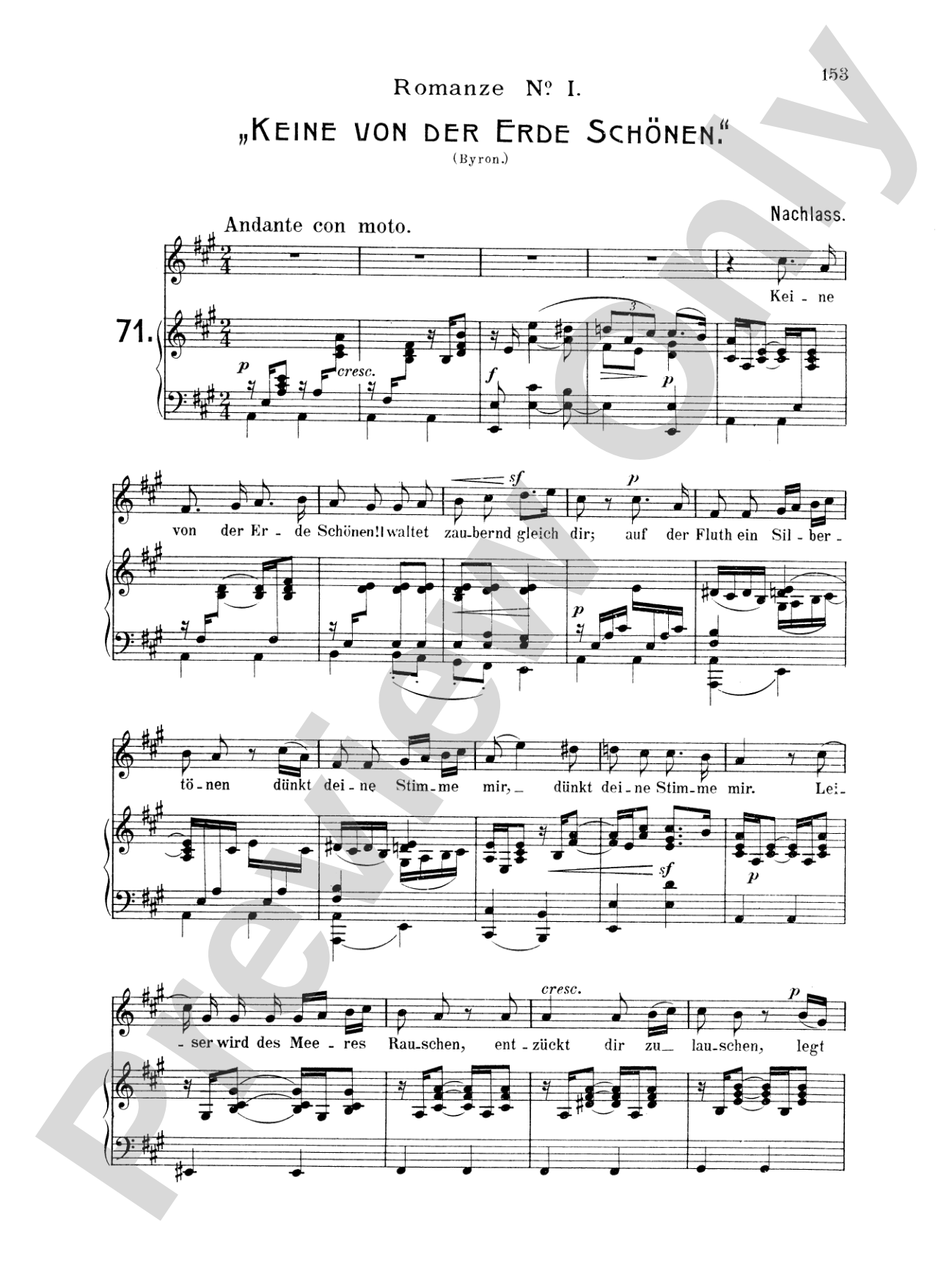 Mendelssohn: 79 Songs, Medium Voice (German)