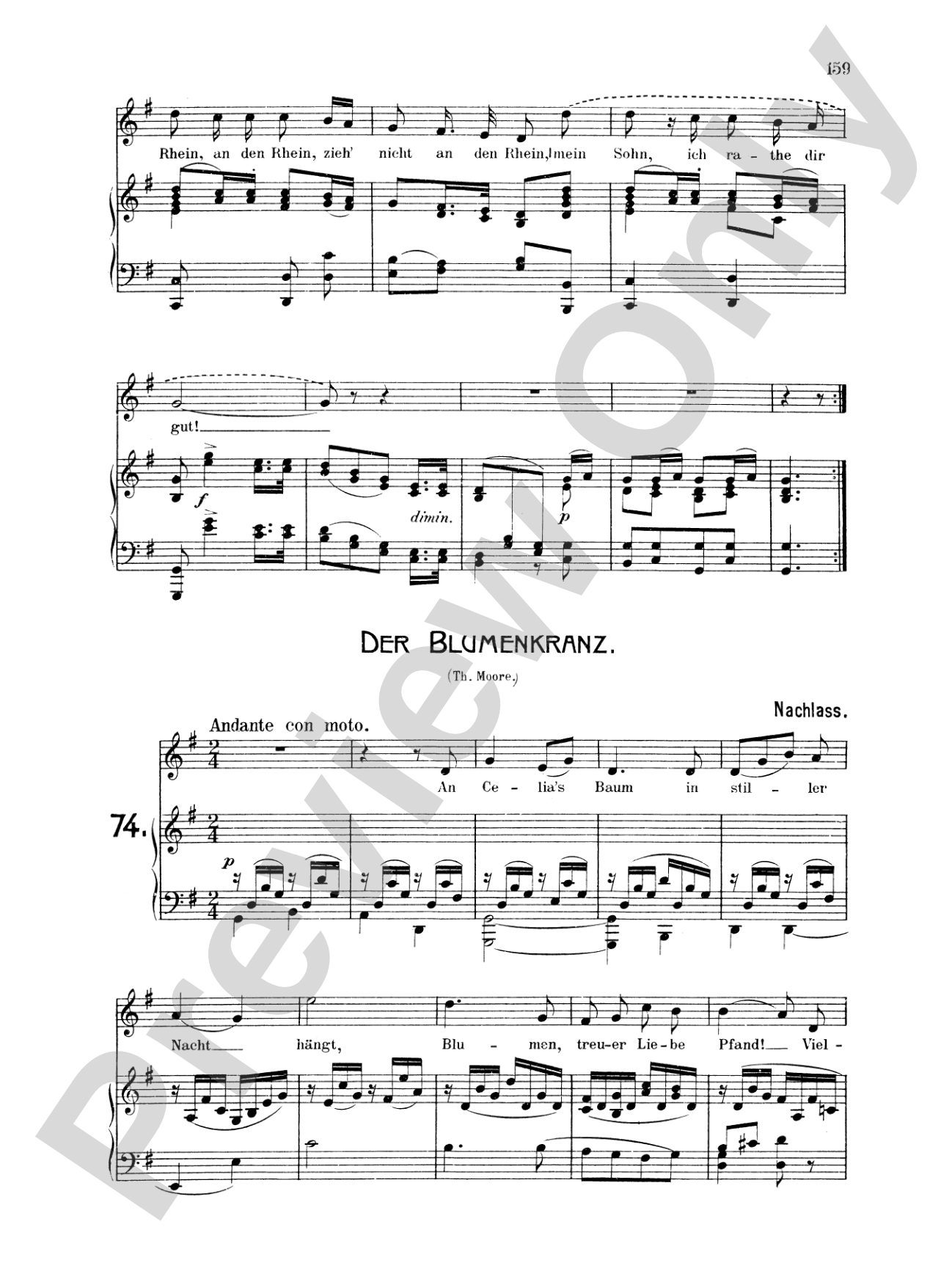 Mendelssohn: 79 Songs, Medium Voice (German)