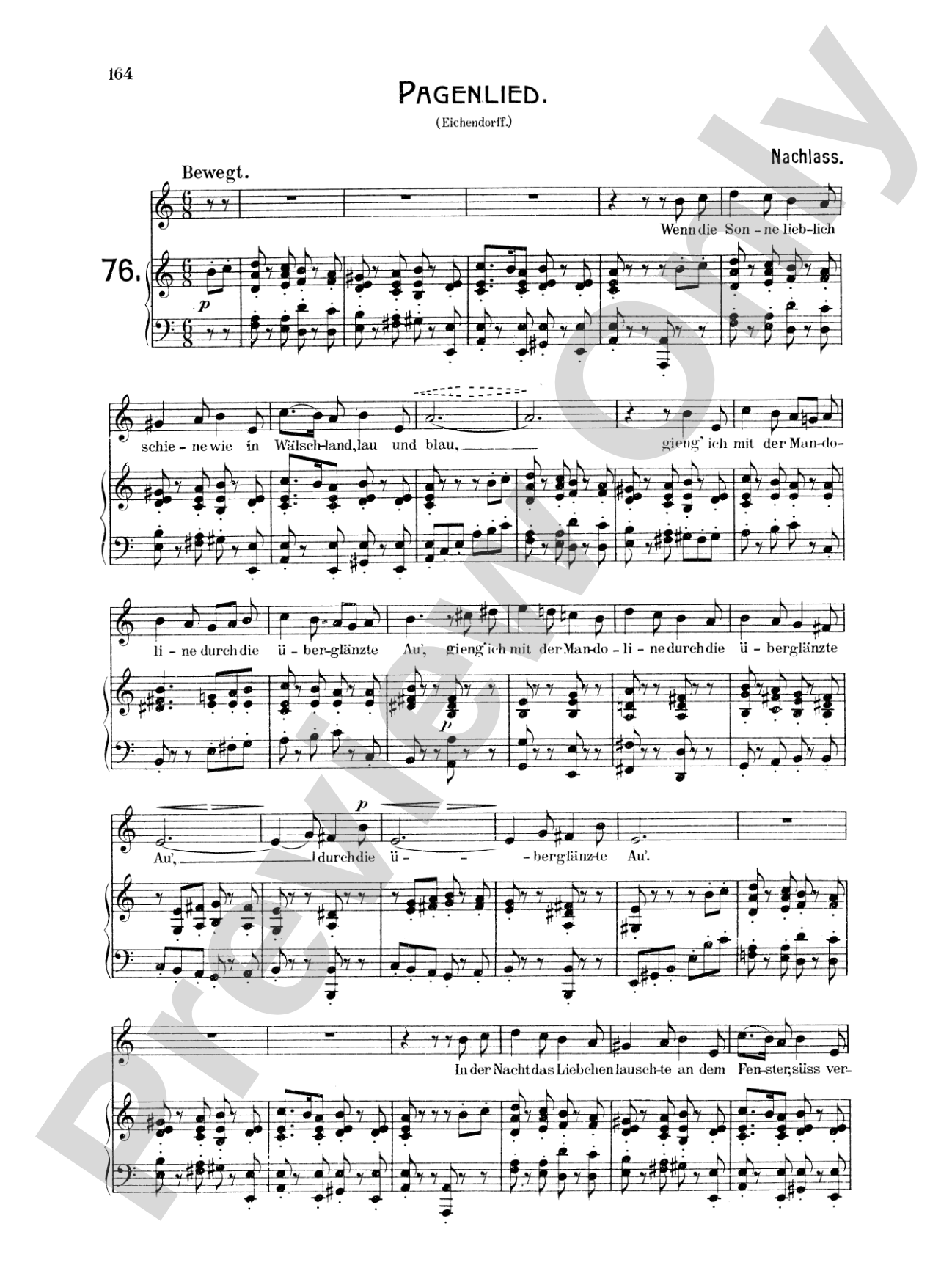 Mendelssohn: 79 Songs, Medium Voice (German)