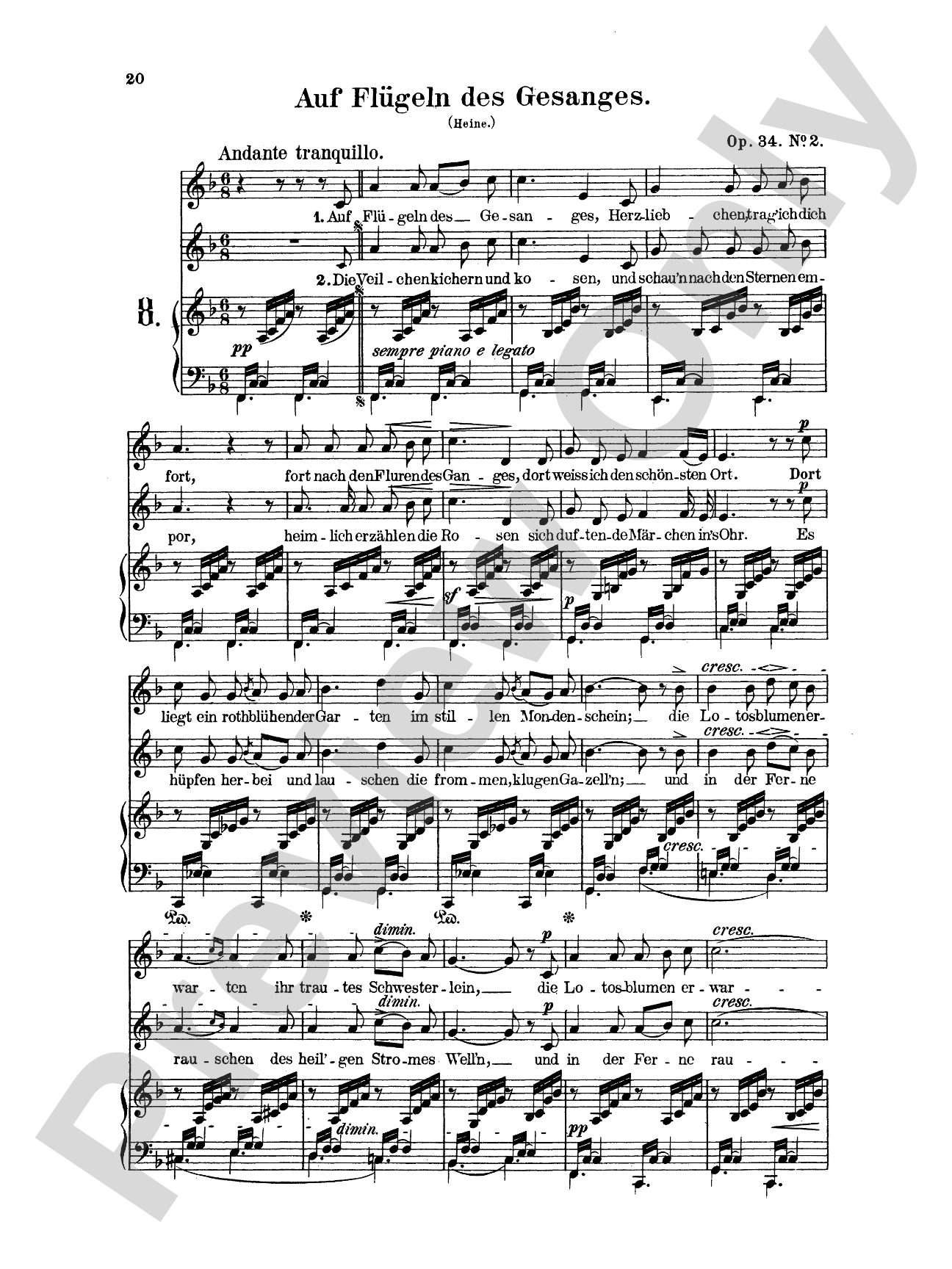 Mendelssohn: 79 Songs, Low Voice (German)
