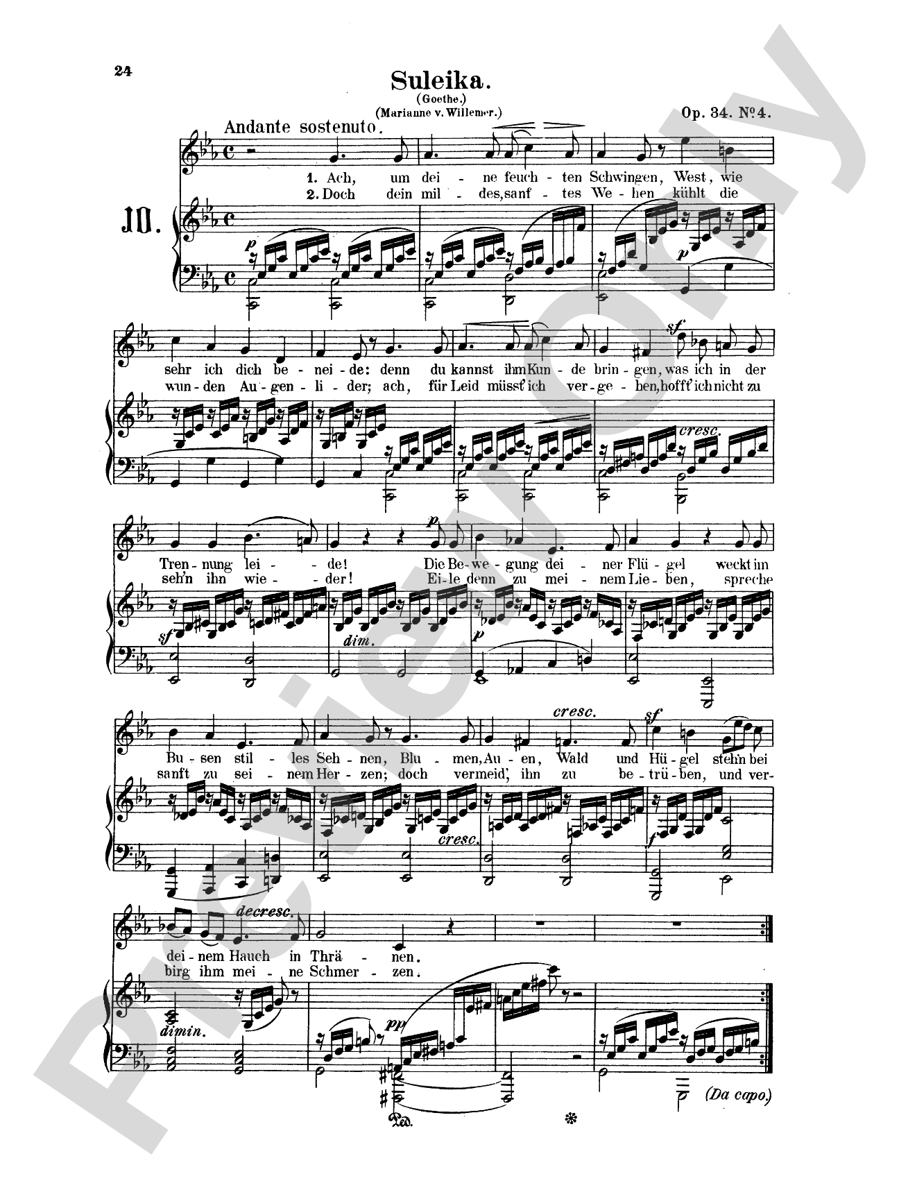 Mendelssohn: 79 Songs, Low Voice (German)