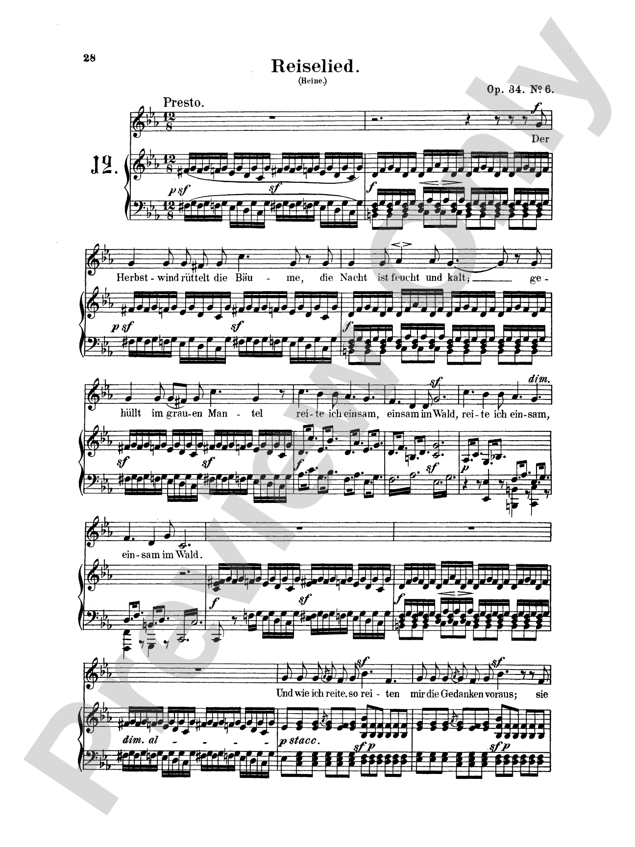 Mendelssohn: 79 Songs, Low Voice (German)