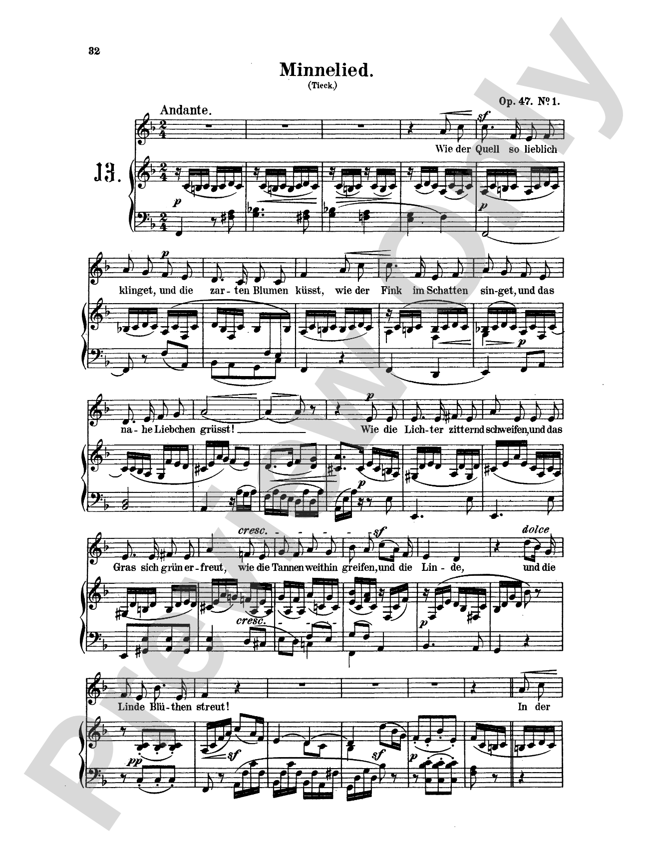Mendelssohn: 79 Songs, Low Voice (German)