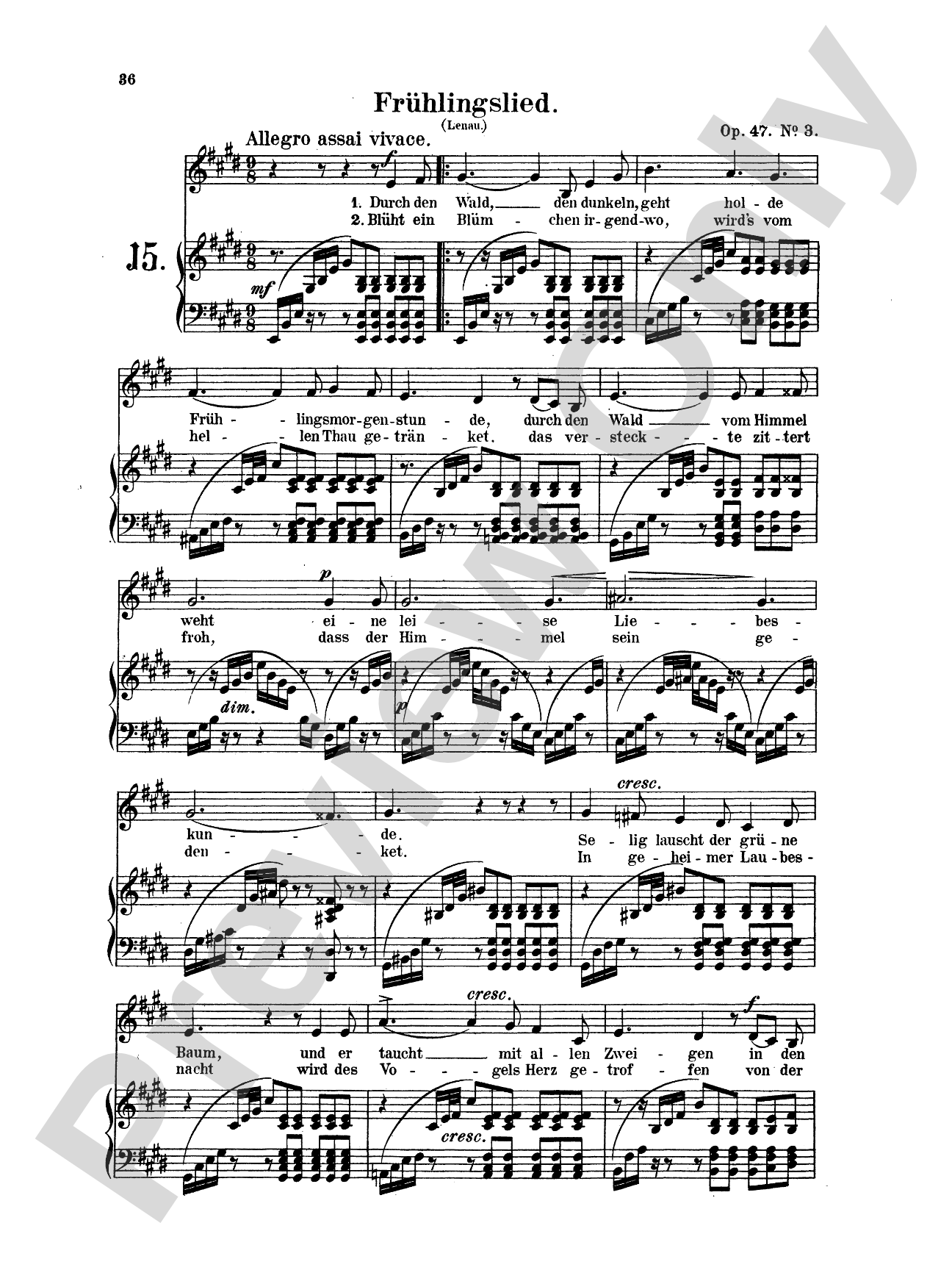 Mendelssohn: 79 Songs, Low Voice (German)