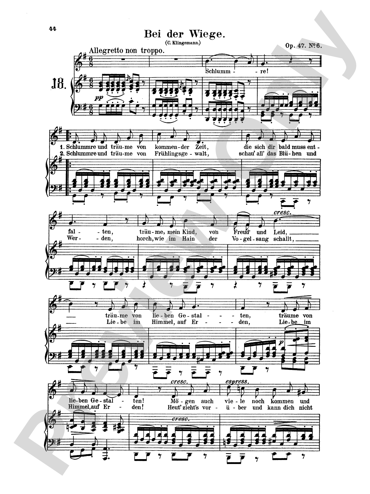Mendelssohn: 79 Songs, Low Voice (German)