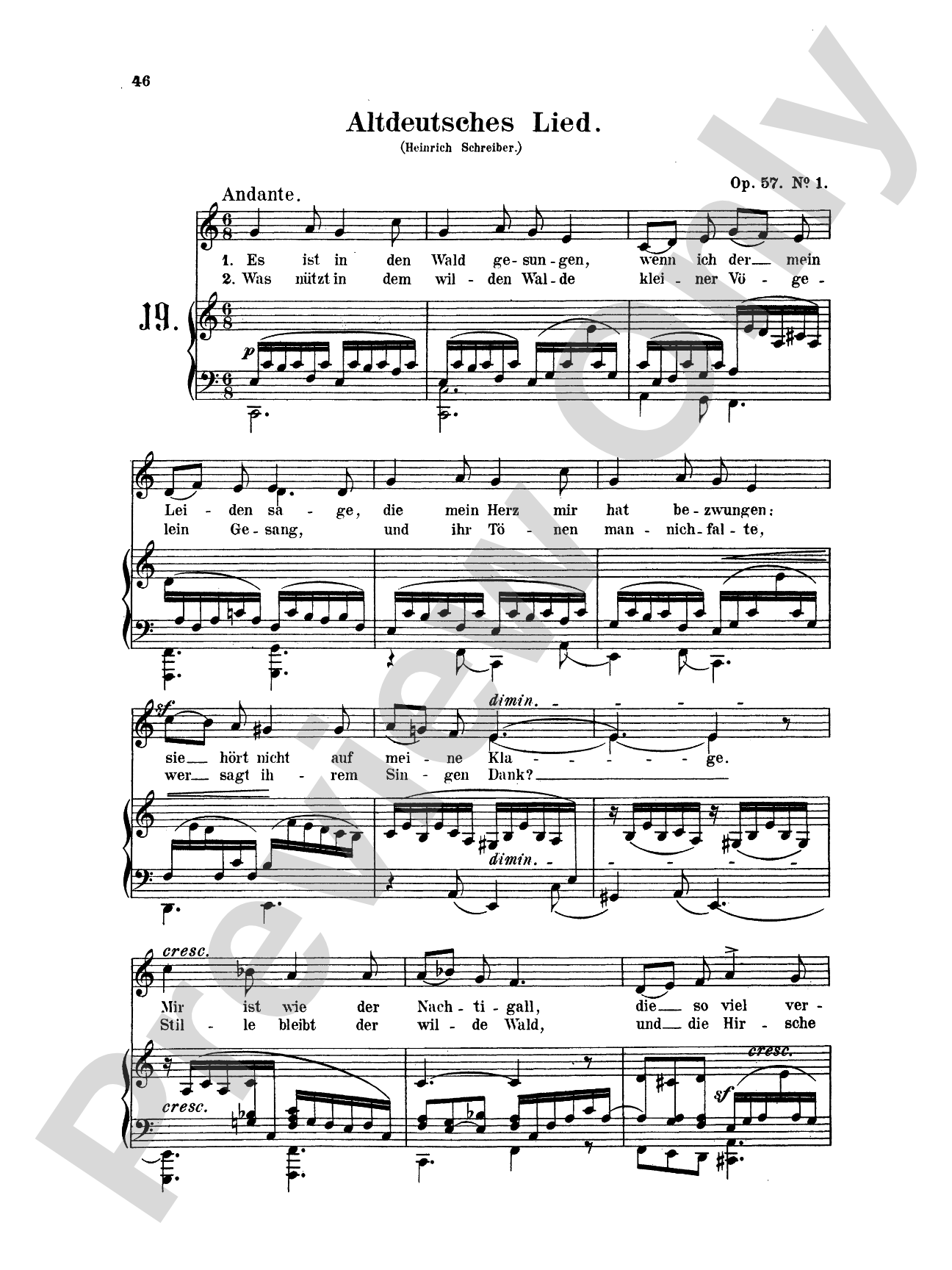 Mendelssohn: 79 Songs, Low Voice (German)